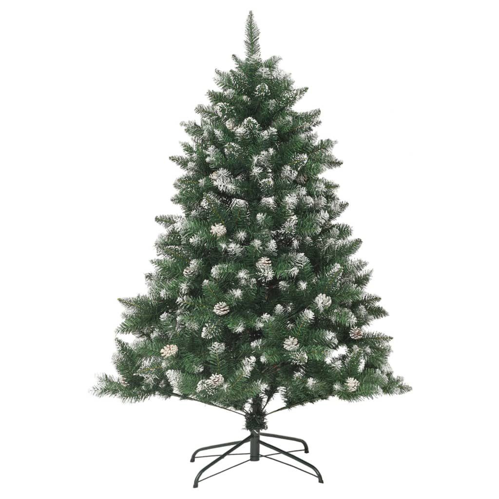 vidaXL Künstlicher Weihnachtsbaum Künstlicher Weihnachtsbaum mit Ständer 150 cm PVC