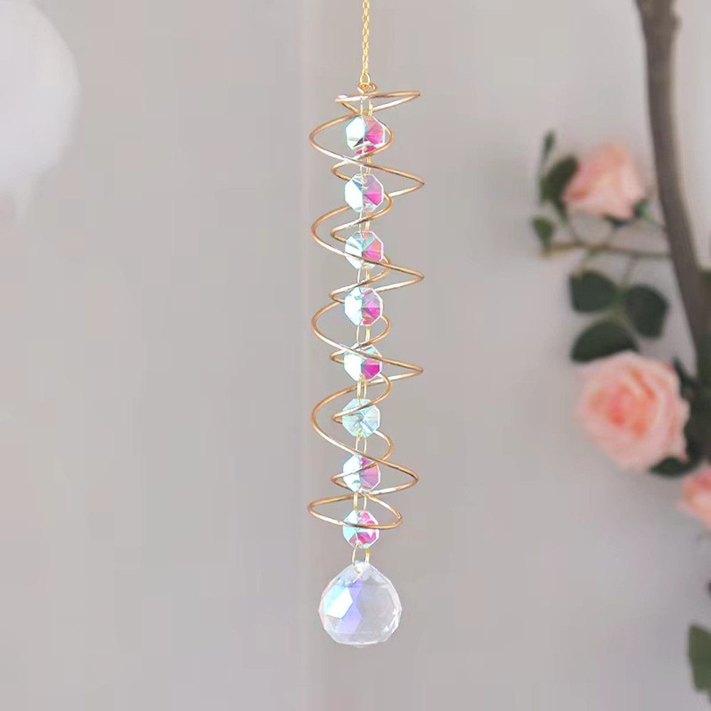Coonoor Dekohänger 45cm Kristall Sonnenfänger Dekorativer Kristall Windspie günstig online kaufen