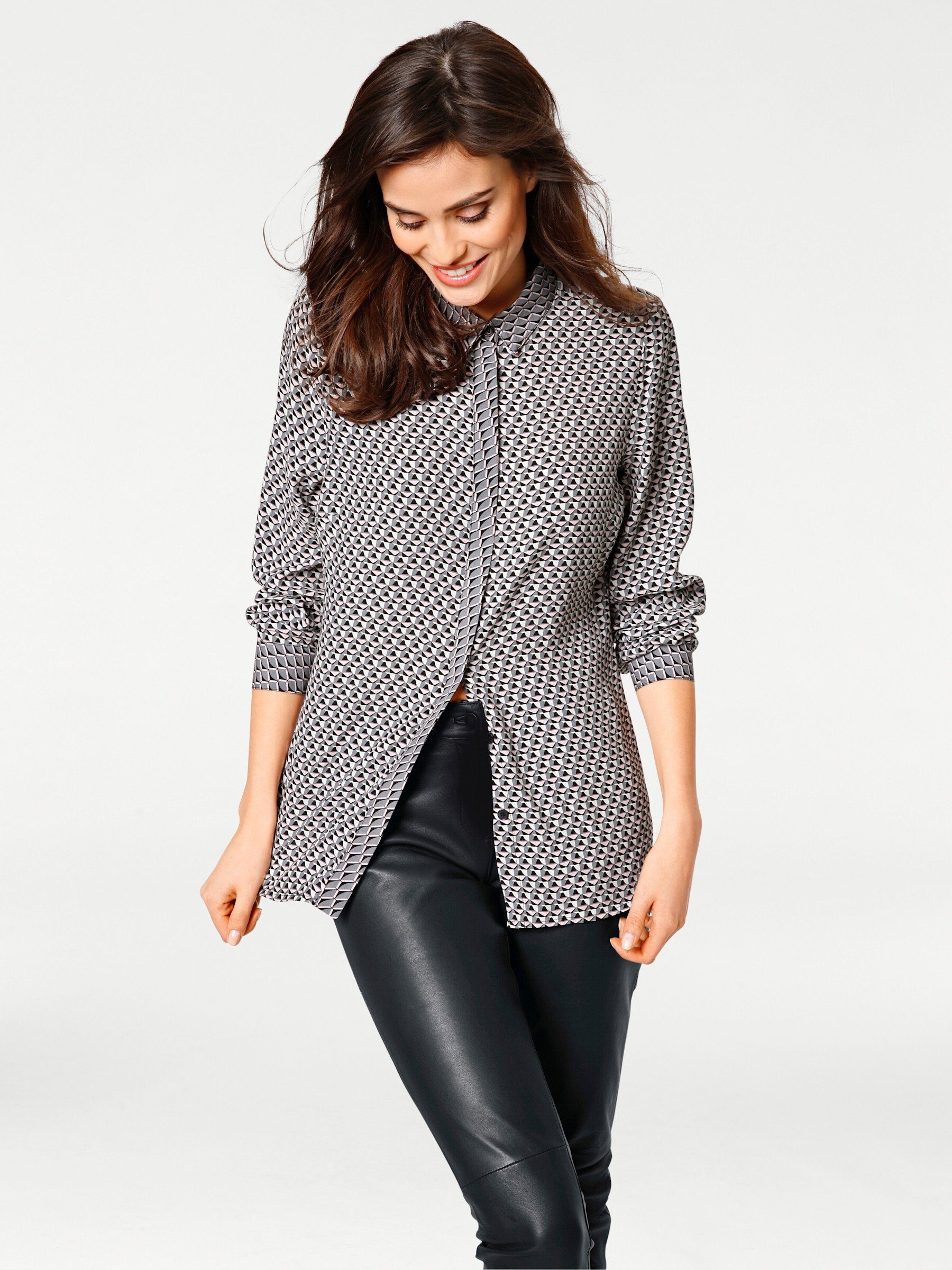 heine Klassische Bluse Druckbluse günstig online kaufen