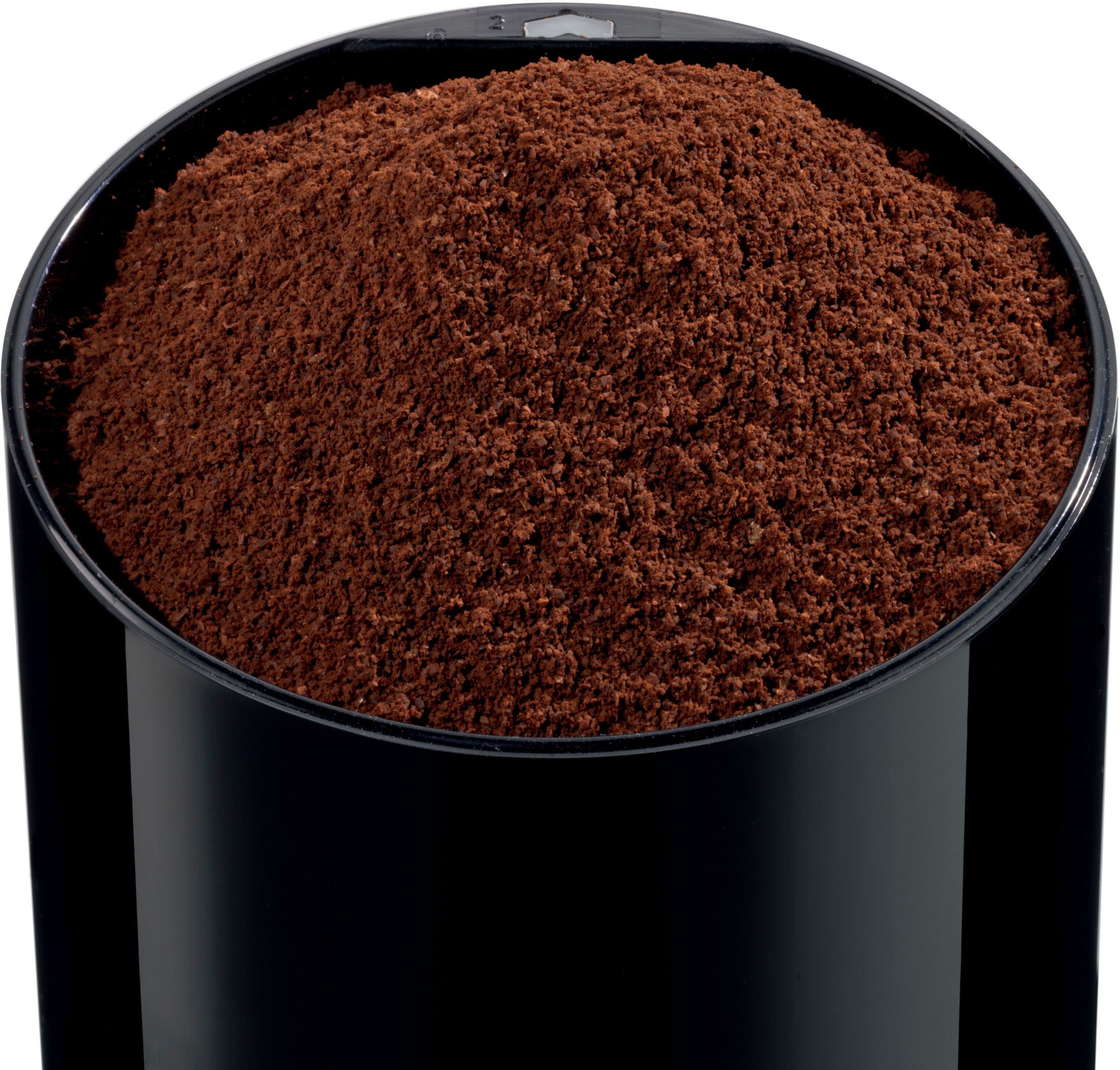 BOSCH Kaffeemühle TSM6A013B, 180 W, g Bohnenbehälter Schwarz 75 Schlagmesser