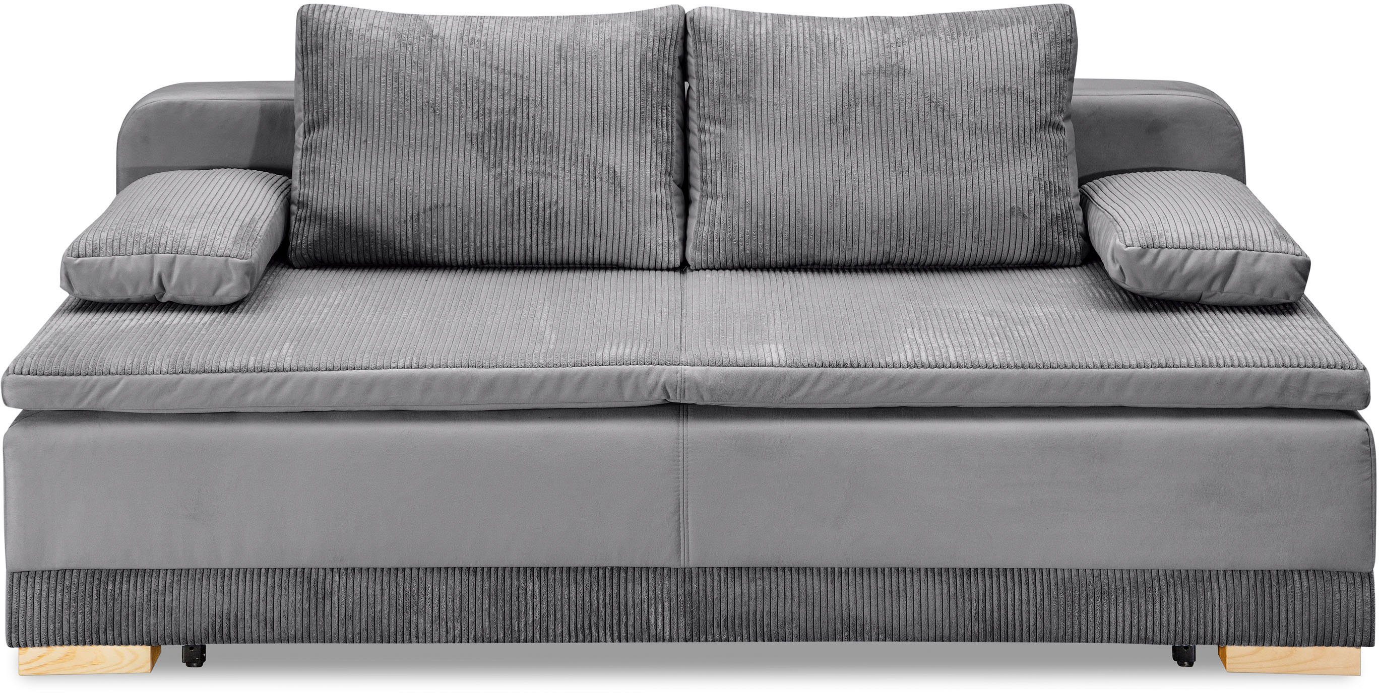 INOSIGN Schlafsofa Ben, mit Boxspringaufbau, Bettfunktion günstig online kaufen