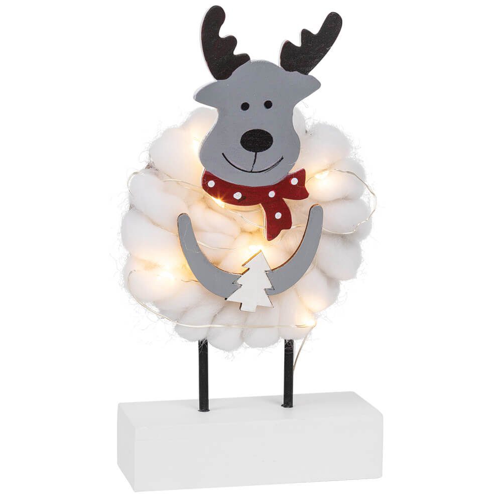 KONSTSMIDE LED-Dekofigur Konstsmide LED-Figur Elch, 6 warmweiße LEDs