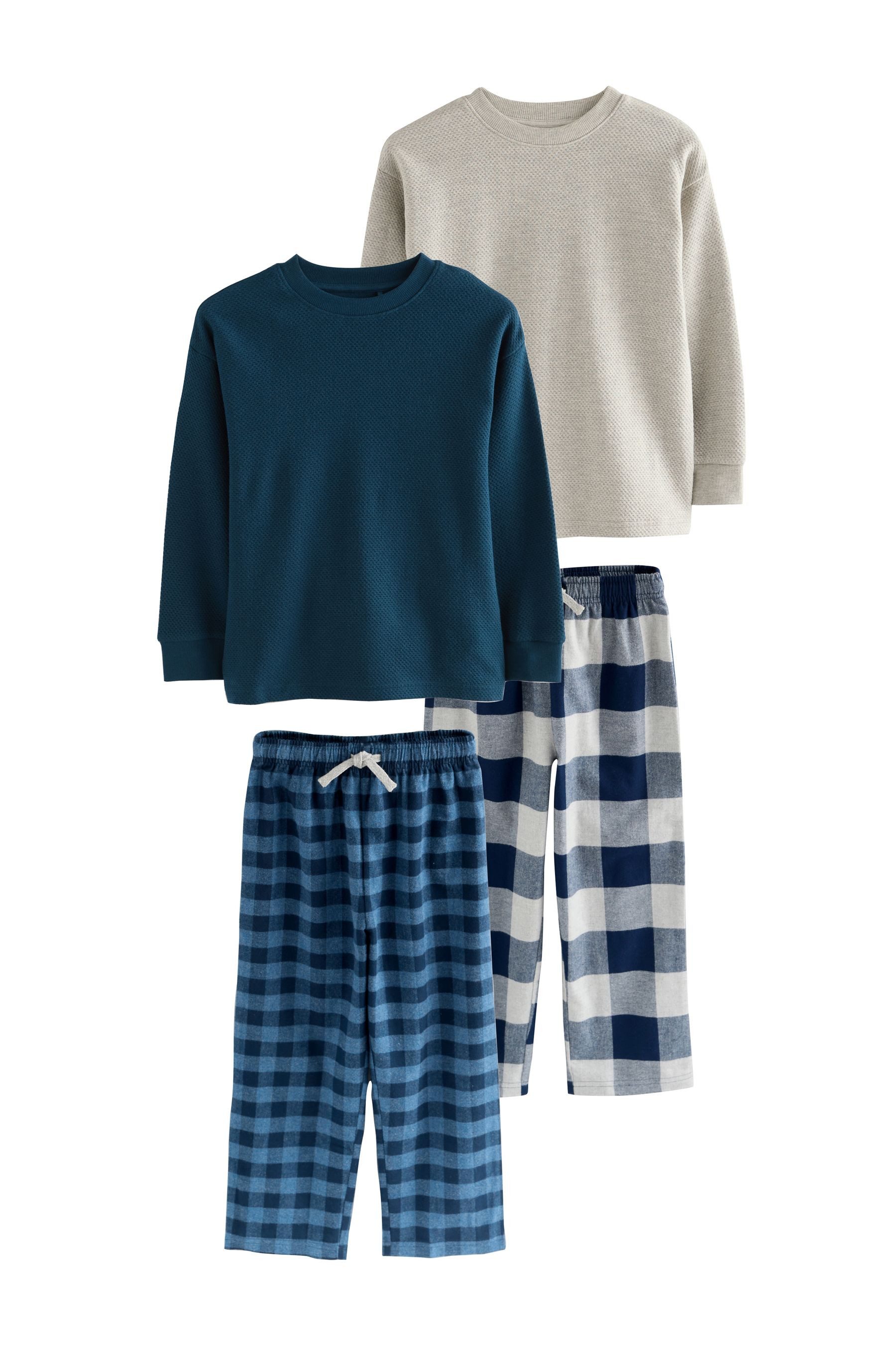 Next Pyjama Karierte Pyjamas aus Webstoff günstig online kaufen