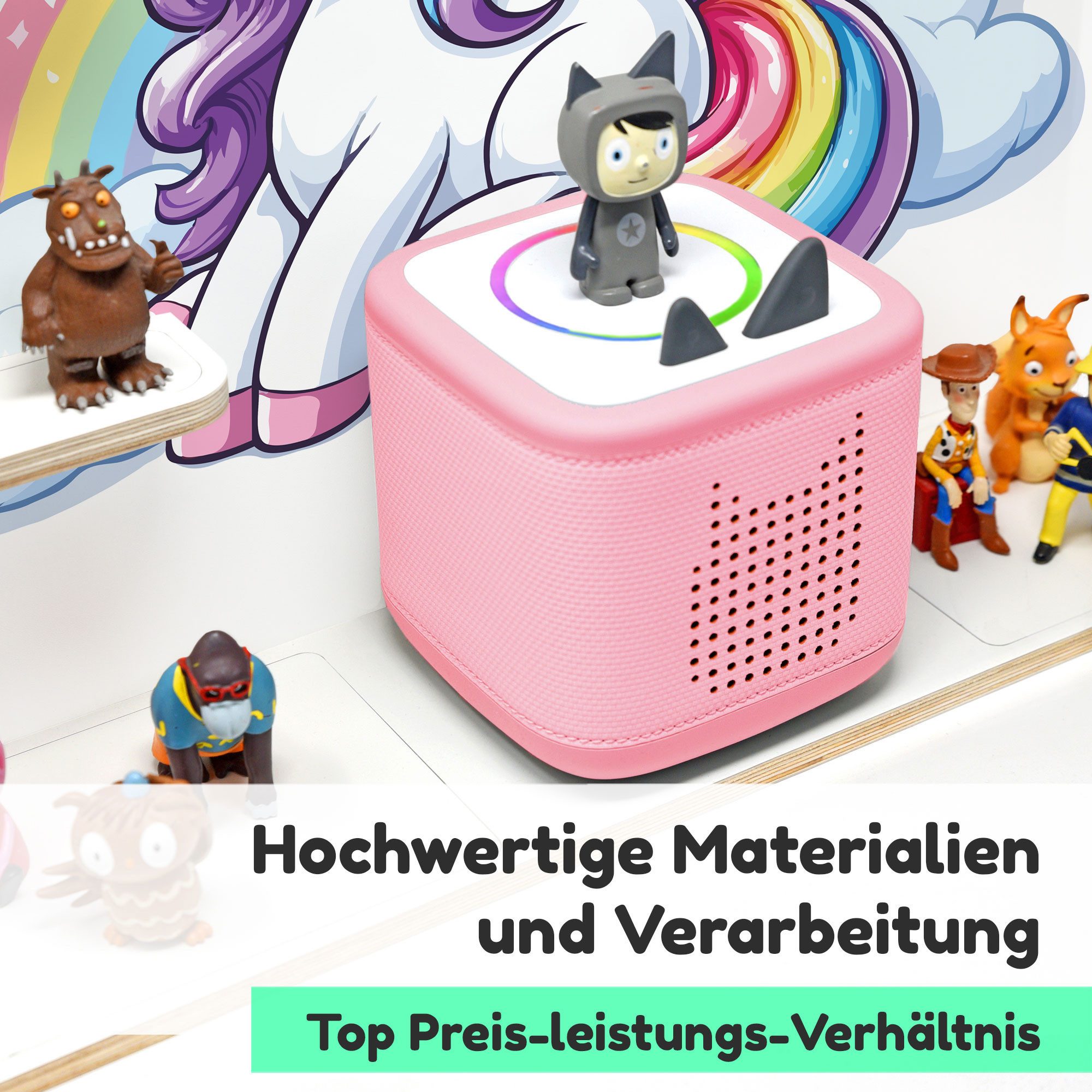 stadtecken Kinderregal groß, geeignet für Toniebox 2 und ca. 50 Tonies, Pac günstig online kaufen