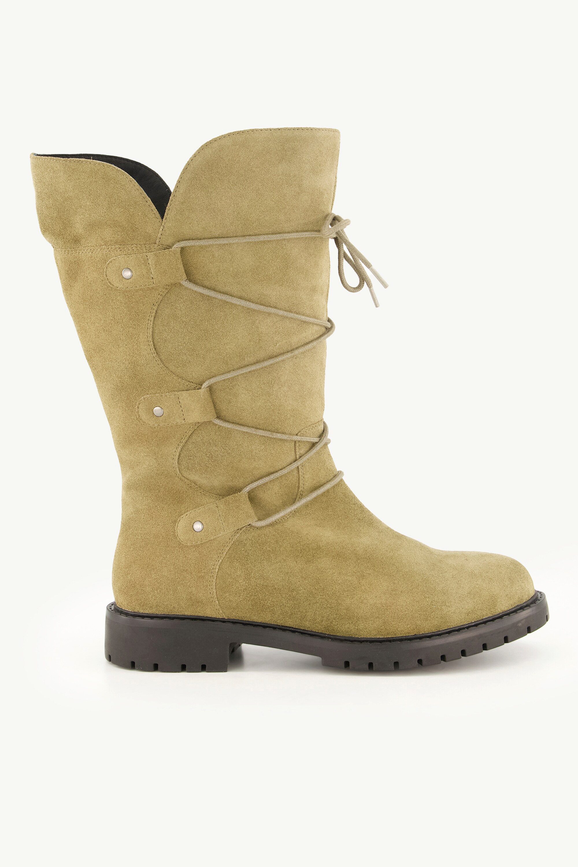 Ulla Popken Lederstiefel XL-Schaft Weite H Stiefel günstig online kaufen