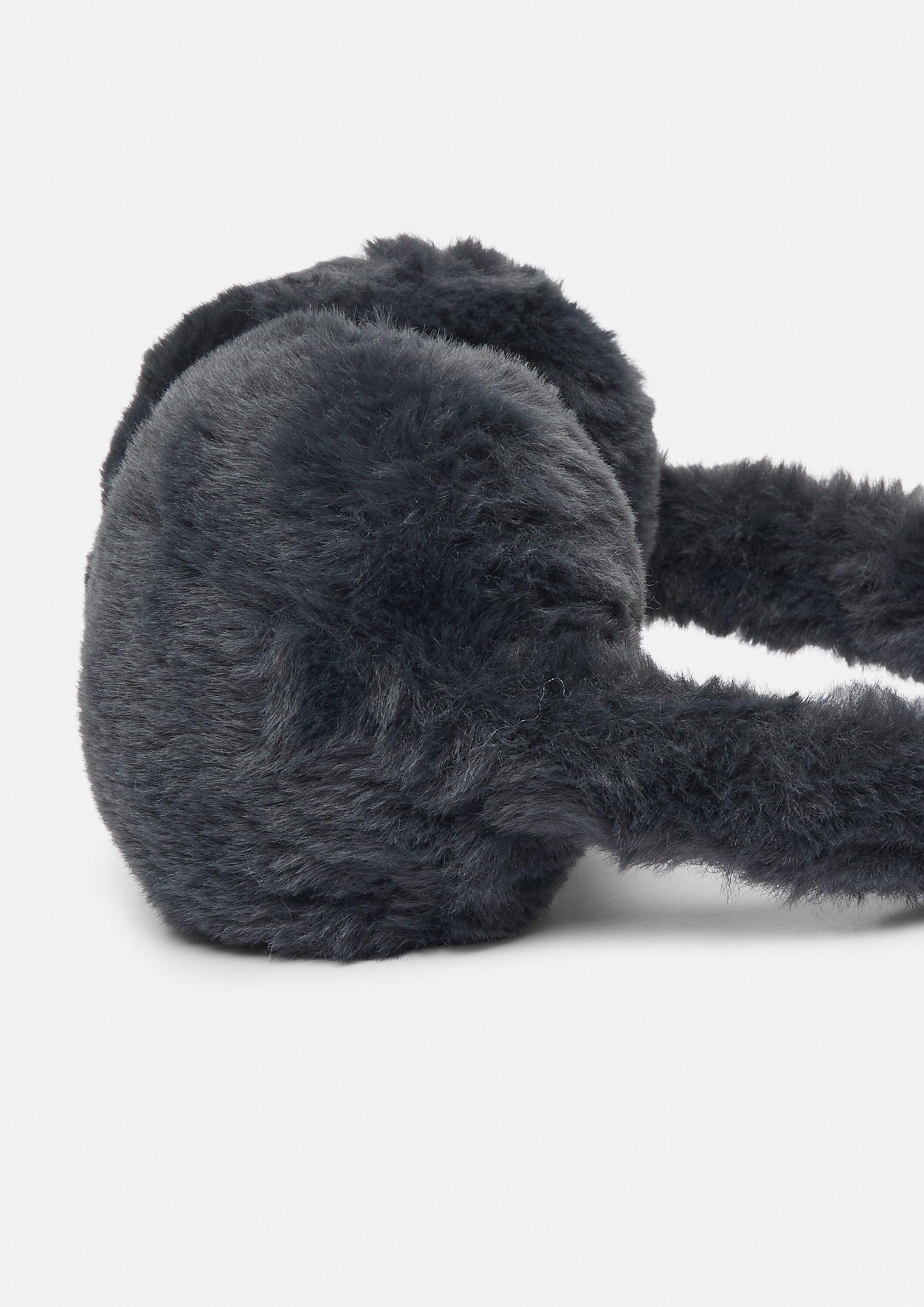 comma Stirnband Kappe Fake-Fur-Ohrenwärmer