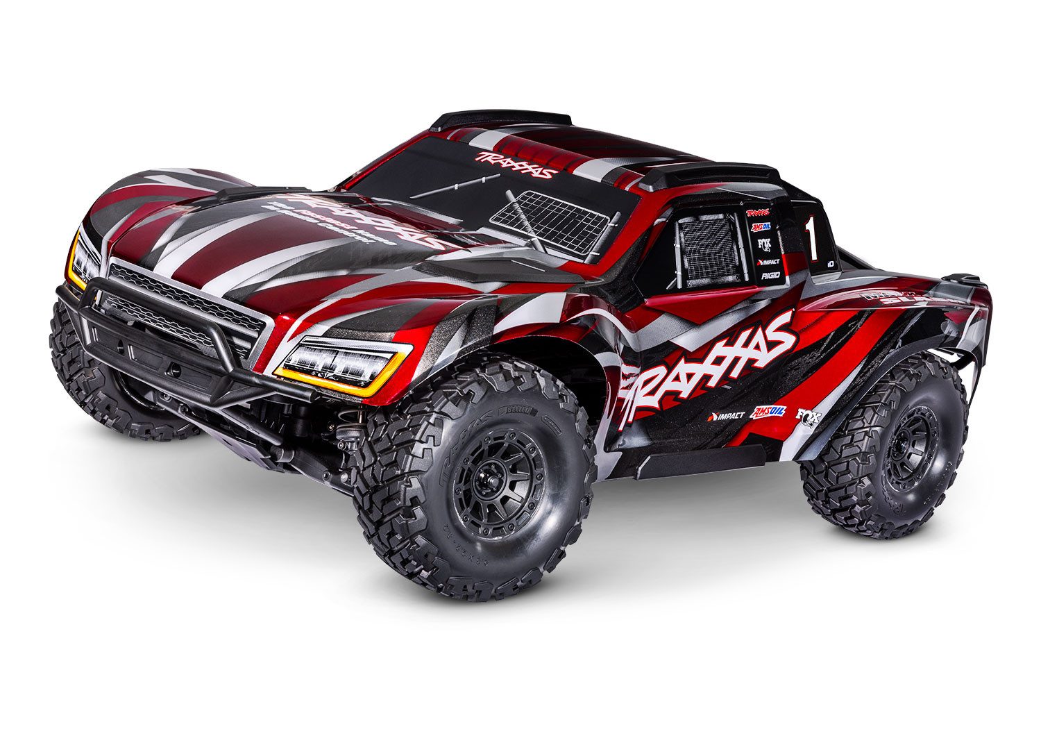 RC-Buggy Traxxas RC Maxx Slash 6S Short Course Truck 4x4 1:8 RTR Rot