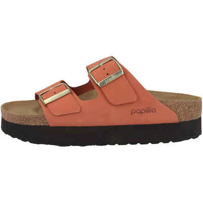 Papillio by BIRKENSTOCK Arizona Platform Nubukleder schmal Damen Sandale