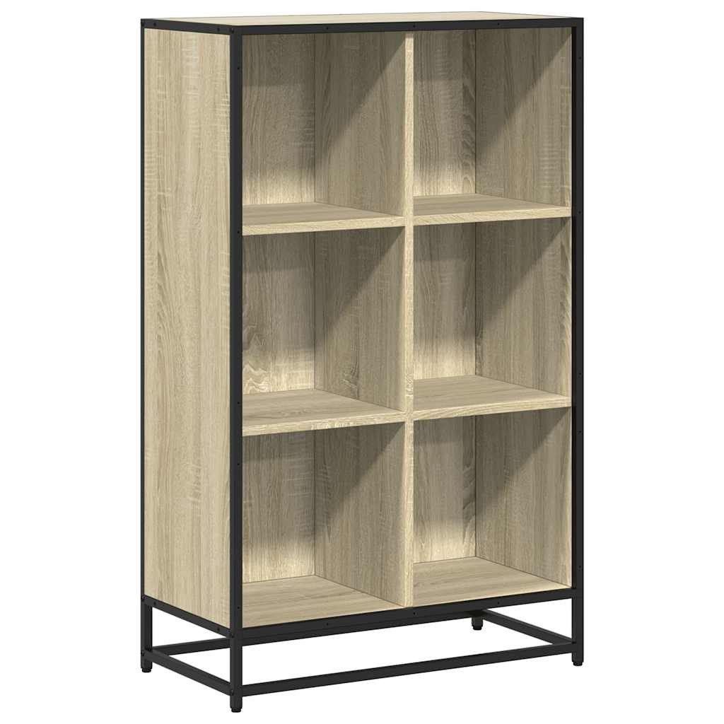 vidaXL Bücherregal Bücherregal Sonoma-Eiche 65,5x33x107,5 cm Holzwerkstoff, 1-tlg.