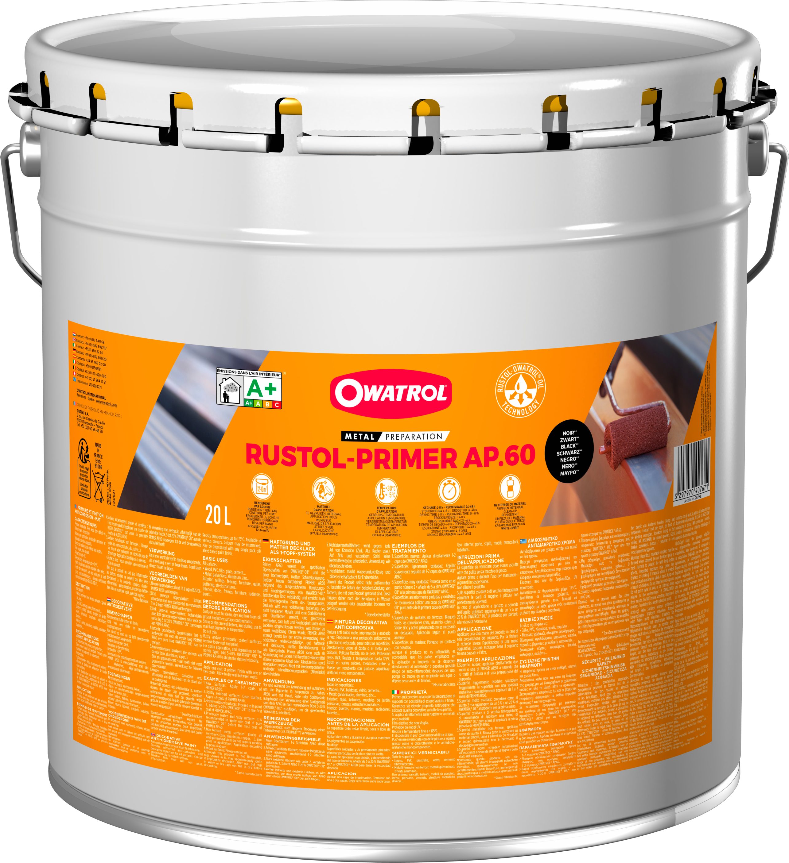 OWATROL Rostschutzgrundierung AP 60, Ein Produkt, dreifache Wirkung. Extrem kriechfähig.