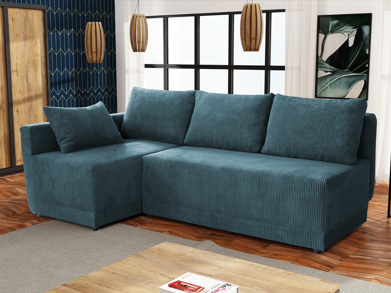 MIRJAN24 Ecksofa Nestor Cord, mit Bettkasten günstig online kaufen
