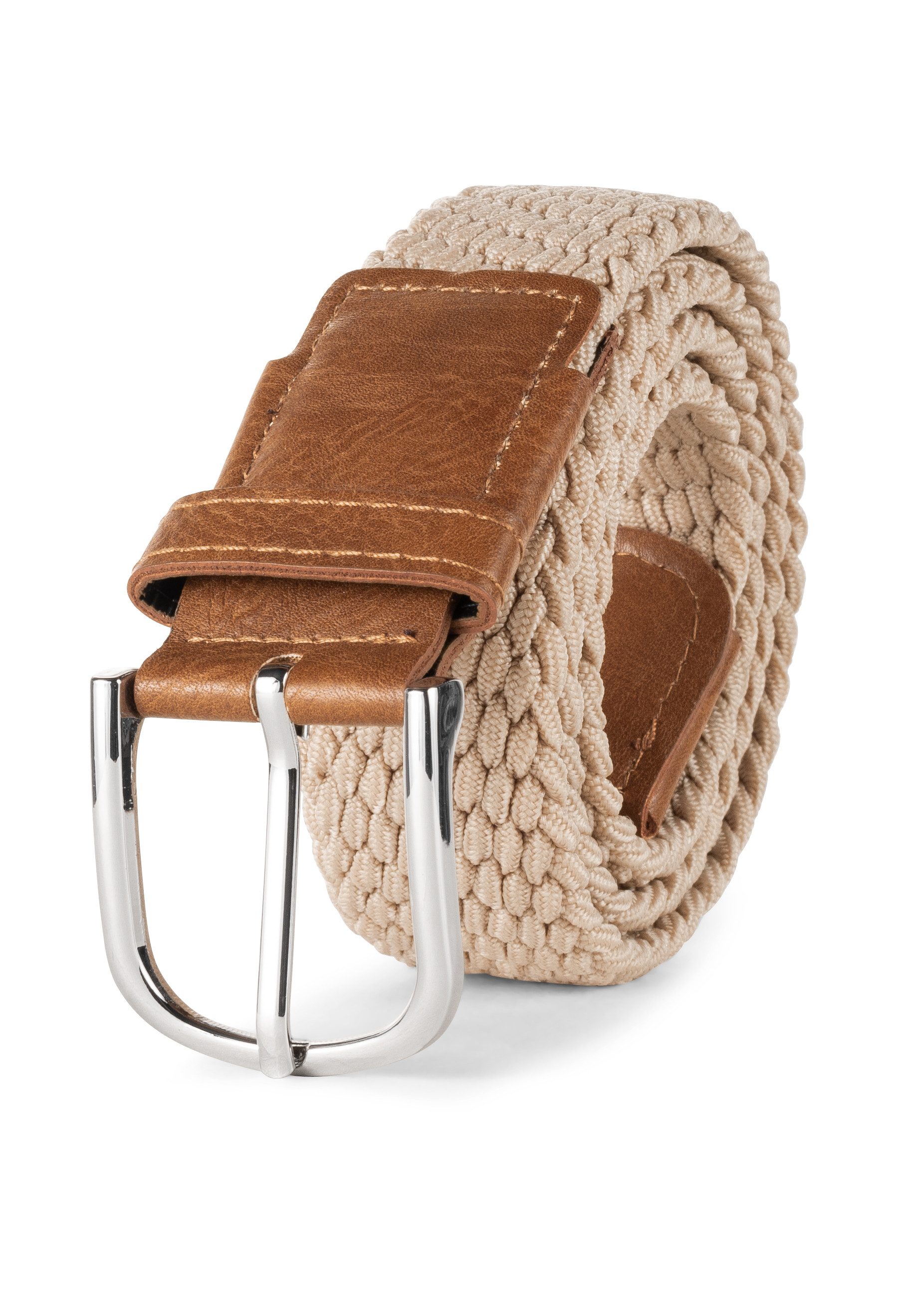 Indicode Stoffgürtel Alvin (1-St) Elastischer Flechtgürtel günstig online kaufen