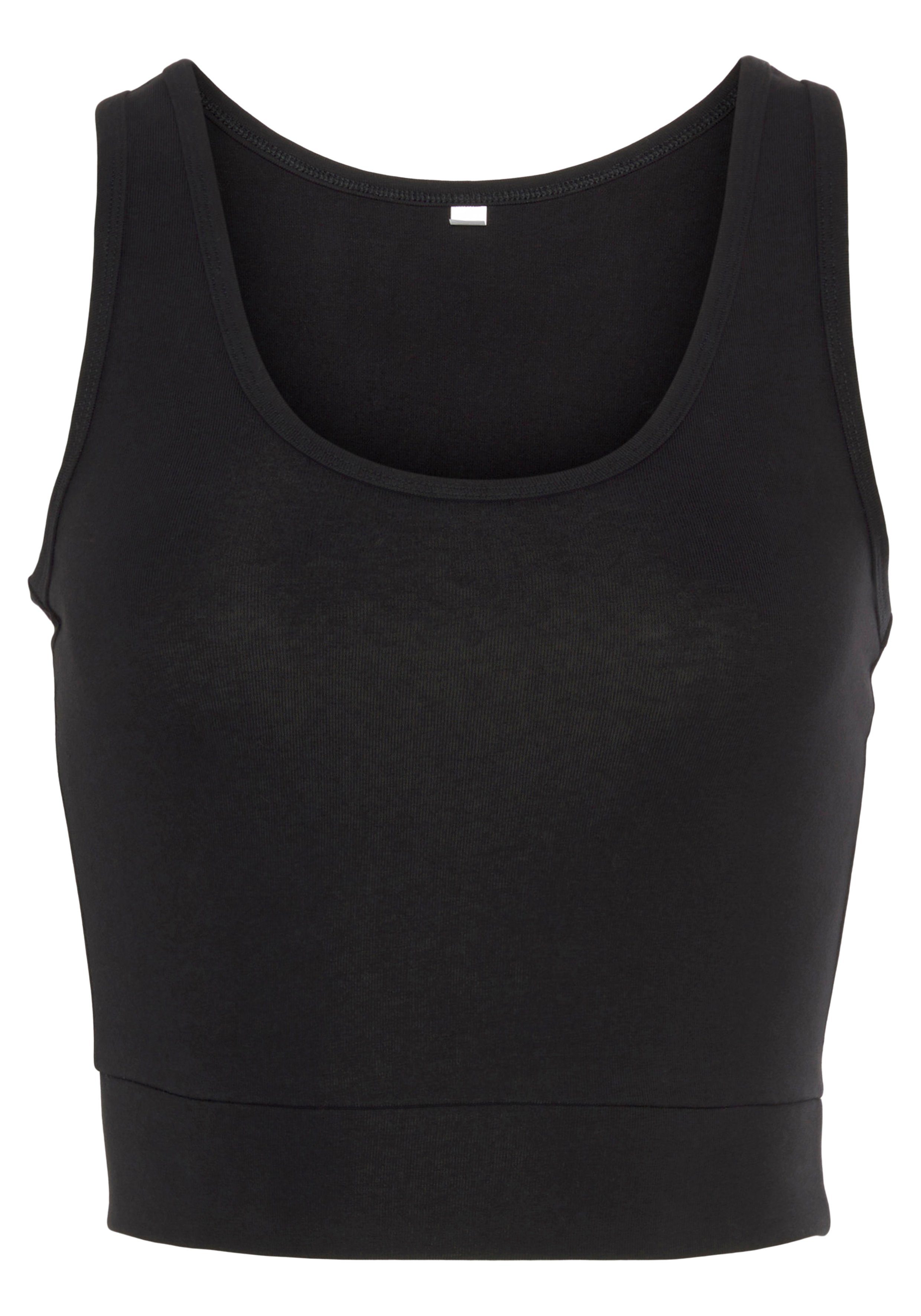 LASCANA ACTIVE Sporttop Crop-Top mit breiten Trägern günstig online kaufen