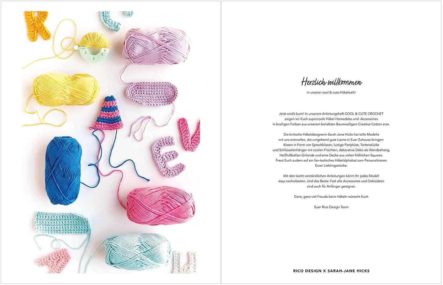 Rico Design cool & Cute crochet Effektgarn, (1-St)