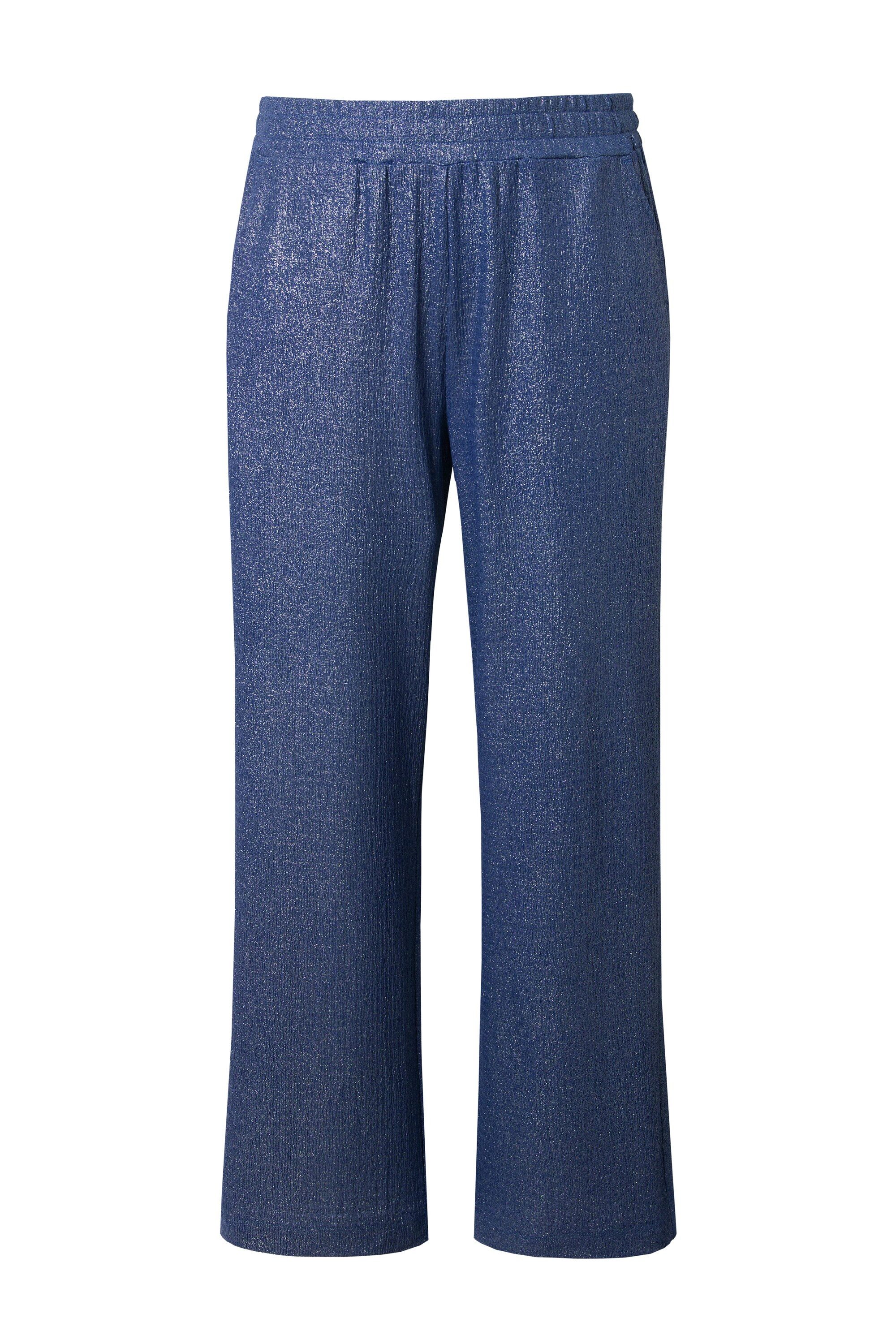 Studio Untold Schlupfhose Hose Wide Legs Struktur und Glitzer günstig online kaufen