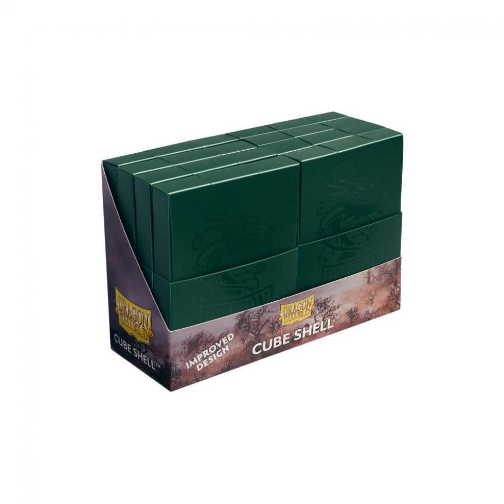 Arcane Tinmen Spiel, Dragon Shield - Cube Shell Box - Forest Green - englisch