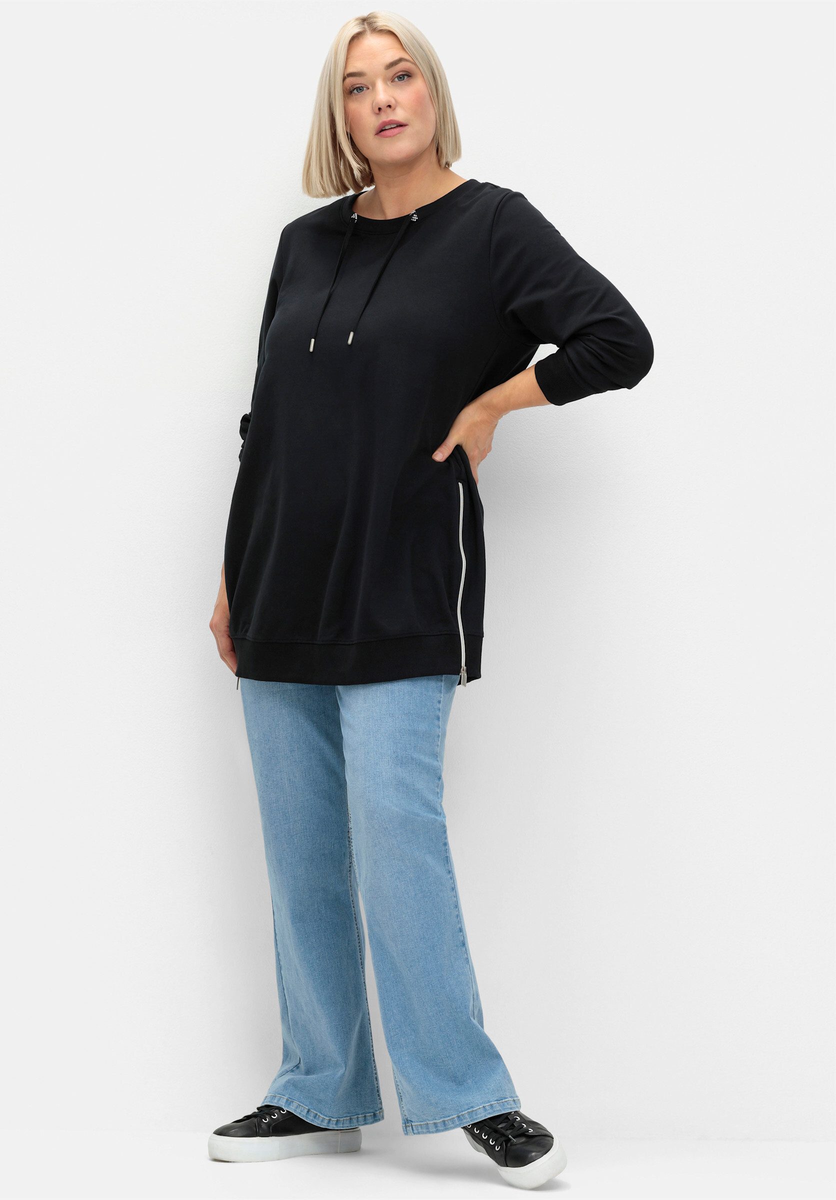 Sheego Bequeme Jeans Bootcut-Jeans . im Curvy-Schnitt MANUELA günstig online kaufen