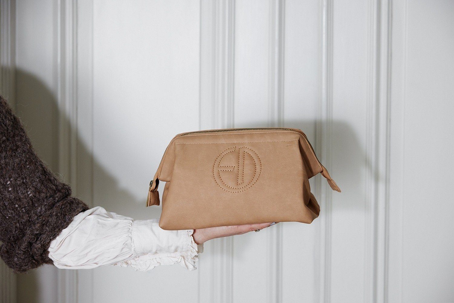 Elodie Kulturbeutel Kulturbeutel Zip&Go - Aviator Brown