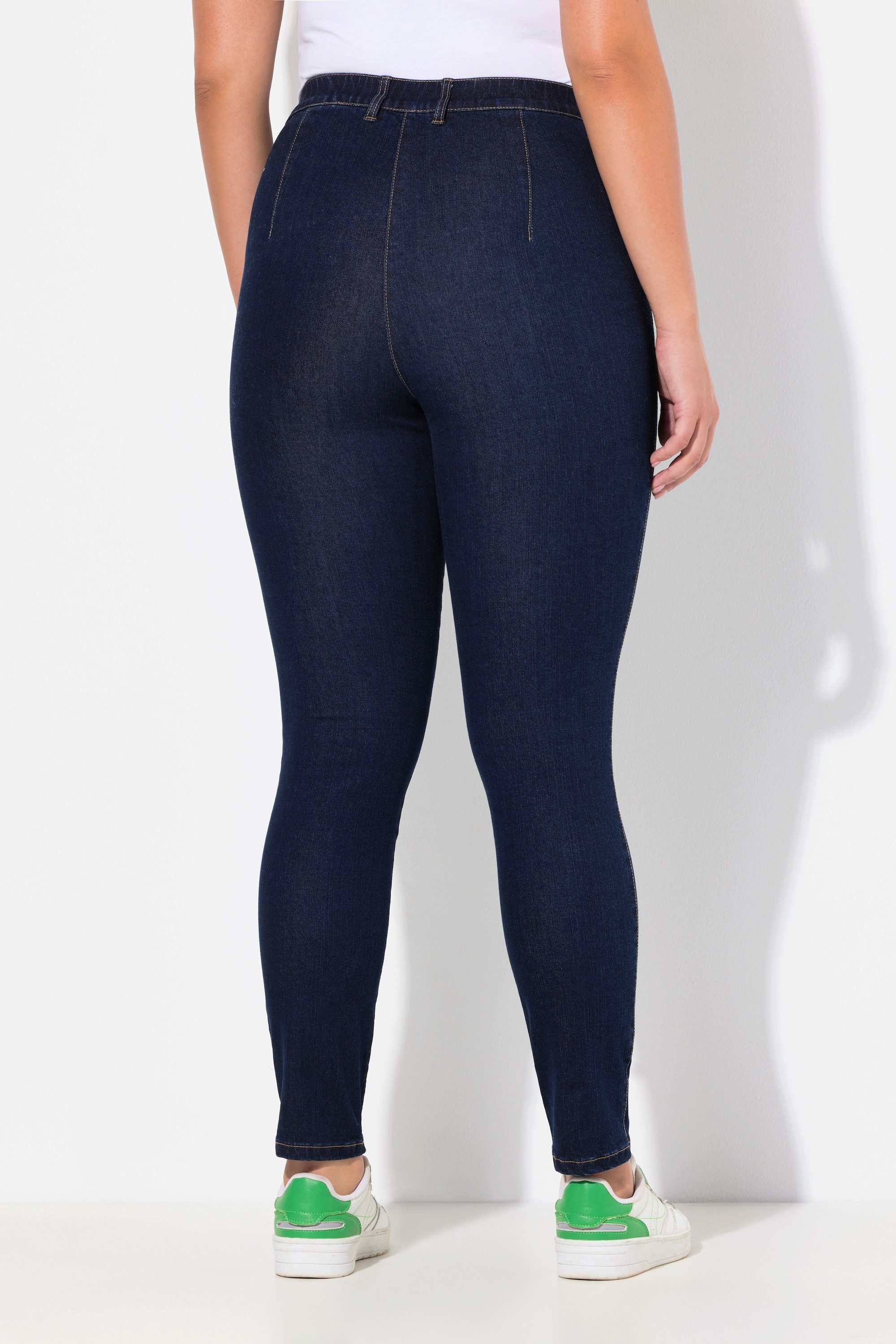 Ulla Popken Regular-fit-Jeans Jeans Sarah schmales Bein Zipptaschen Stretch