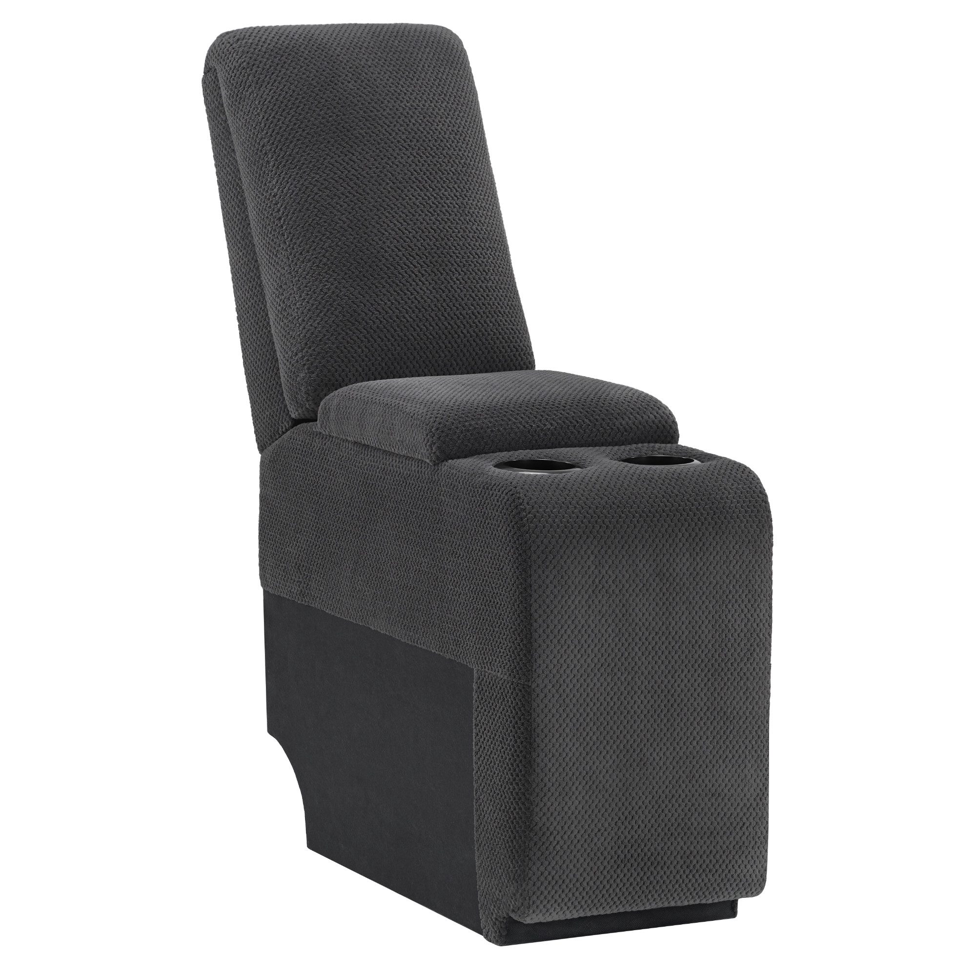 MCombo Sofa M MCombo Sofazubehör Konsole für Elektrisch 2 Sitzer Sofa 7009(Grau)