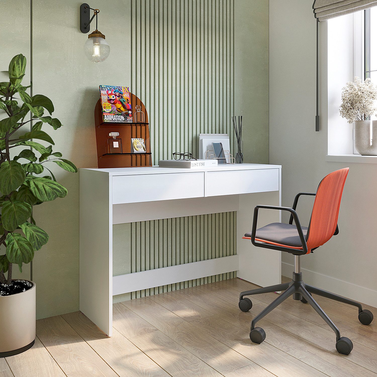 KOMTO Schreibtisch KOMTO Desk NOVA Serie – Schreibtisch mit 2 Schubladen, S günstig online kaufen