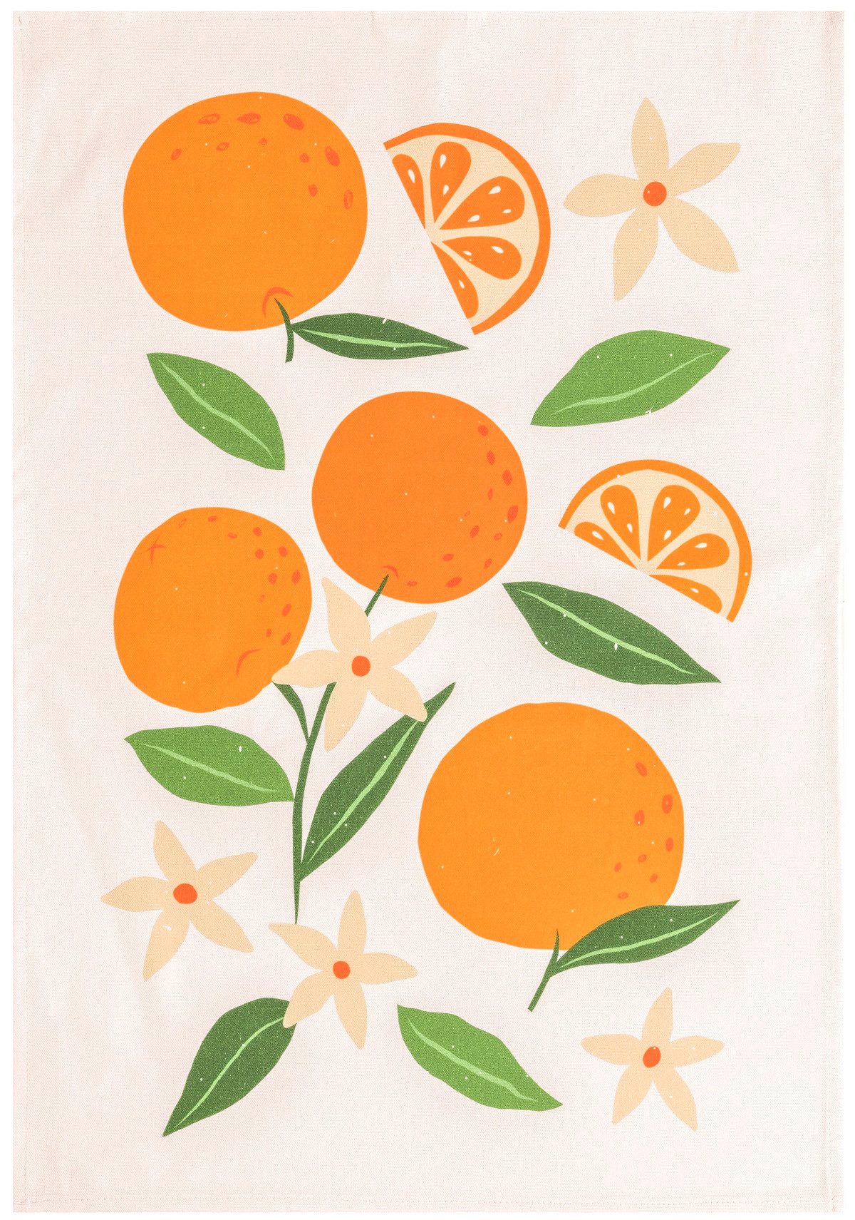 Magma Heimtex Geschirrtuch Fruits 50 x 70 cm Gelb, (1x Geschirrtuch 50 x 70 cm), 100% Baumwolle