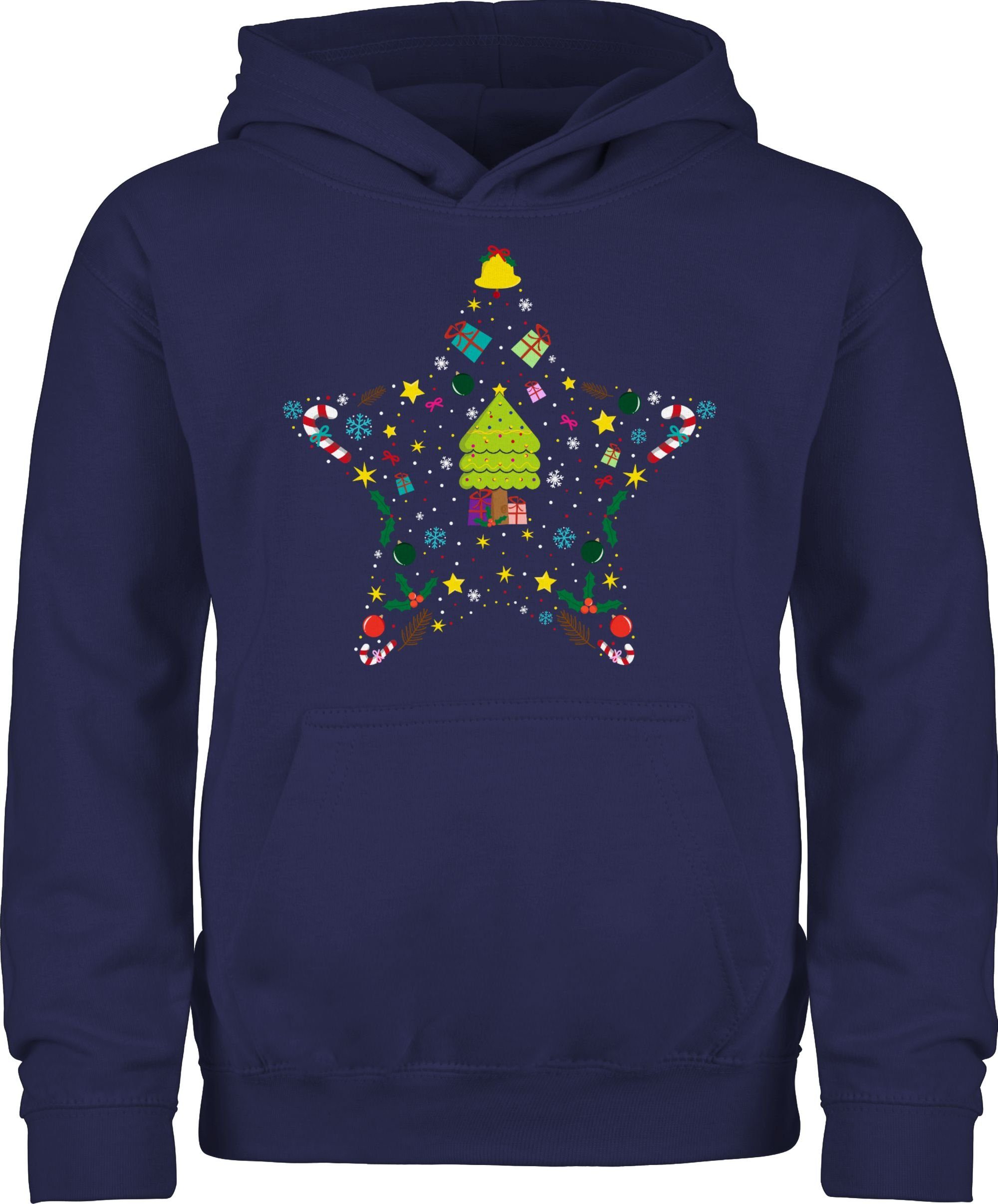 Hoodie Weihnachtsstern I Weihnachtsmotiv I Weihnachten
