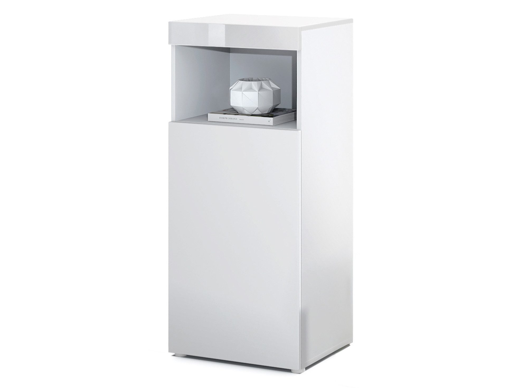Vladon Standvitrine Pure (Vitrine, Korpus, Weiß günstig online kaufen