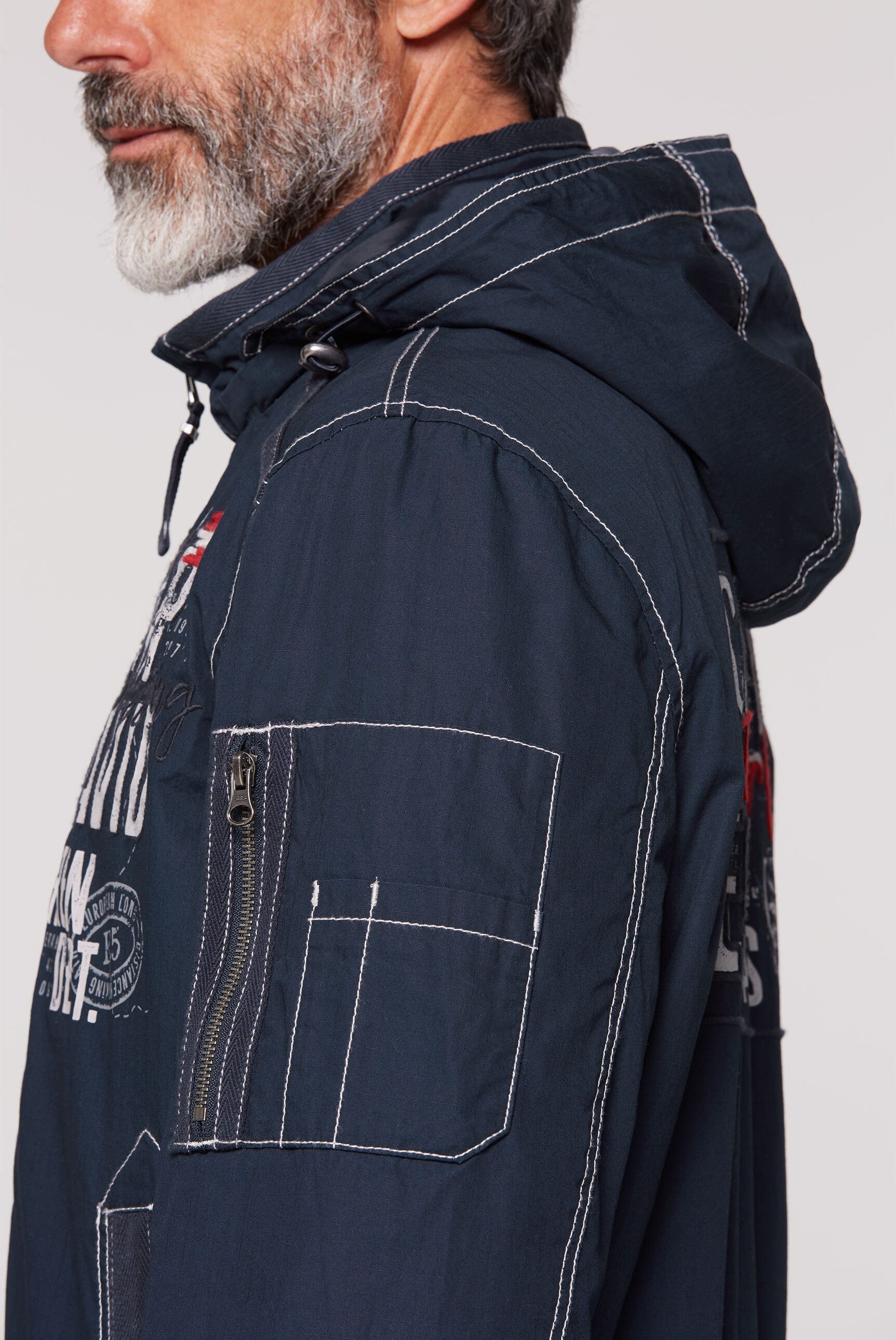 CAMP DAVID Outdoorjacke mit Ärmeltasche