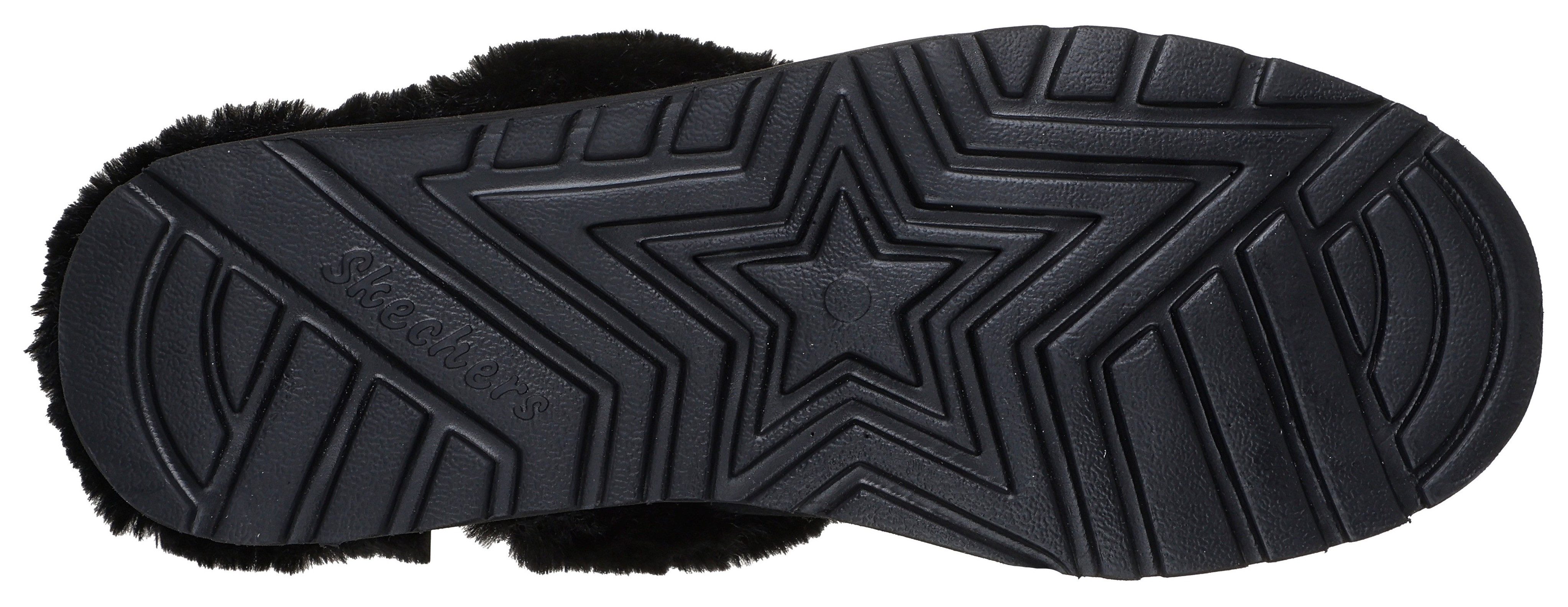 Skechers KEEPSAKES WEDGE-TIME TO CRUISE Hausschuh Pantoffel, Slipper mit Warmfutter