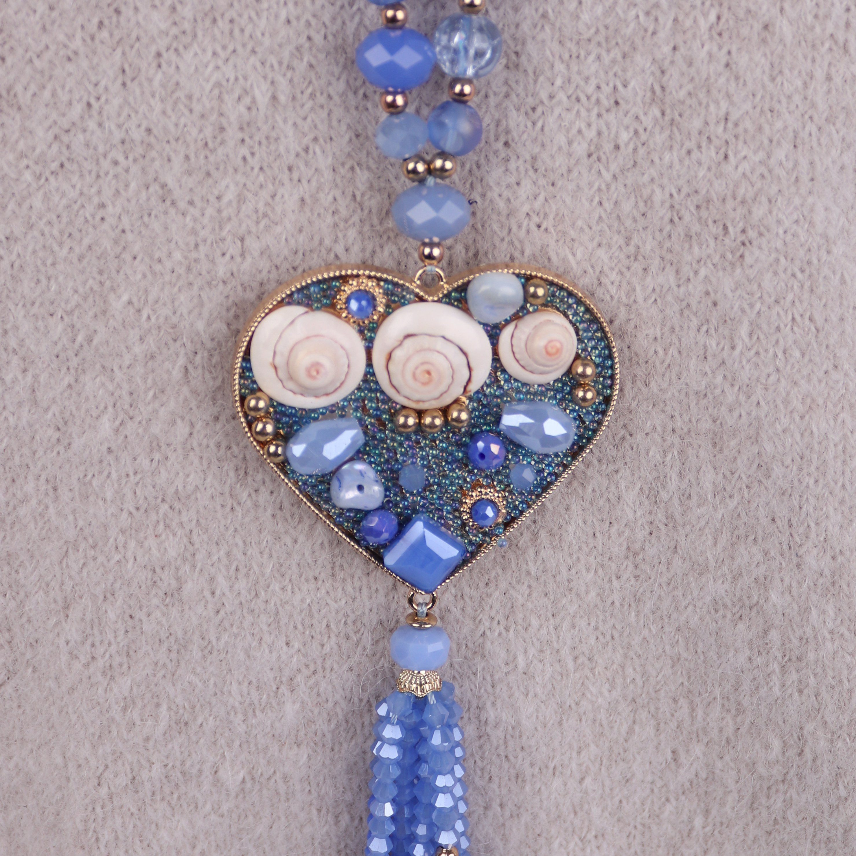 MIRROSI Lange Kette Damen Halskette mit elegantem Anhänger günstig online kaufen