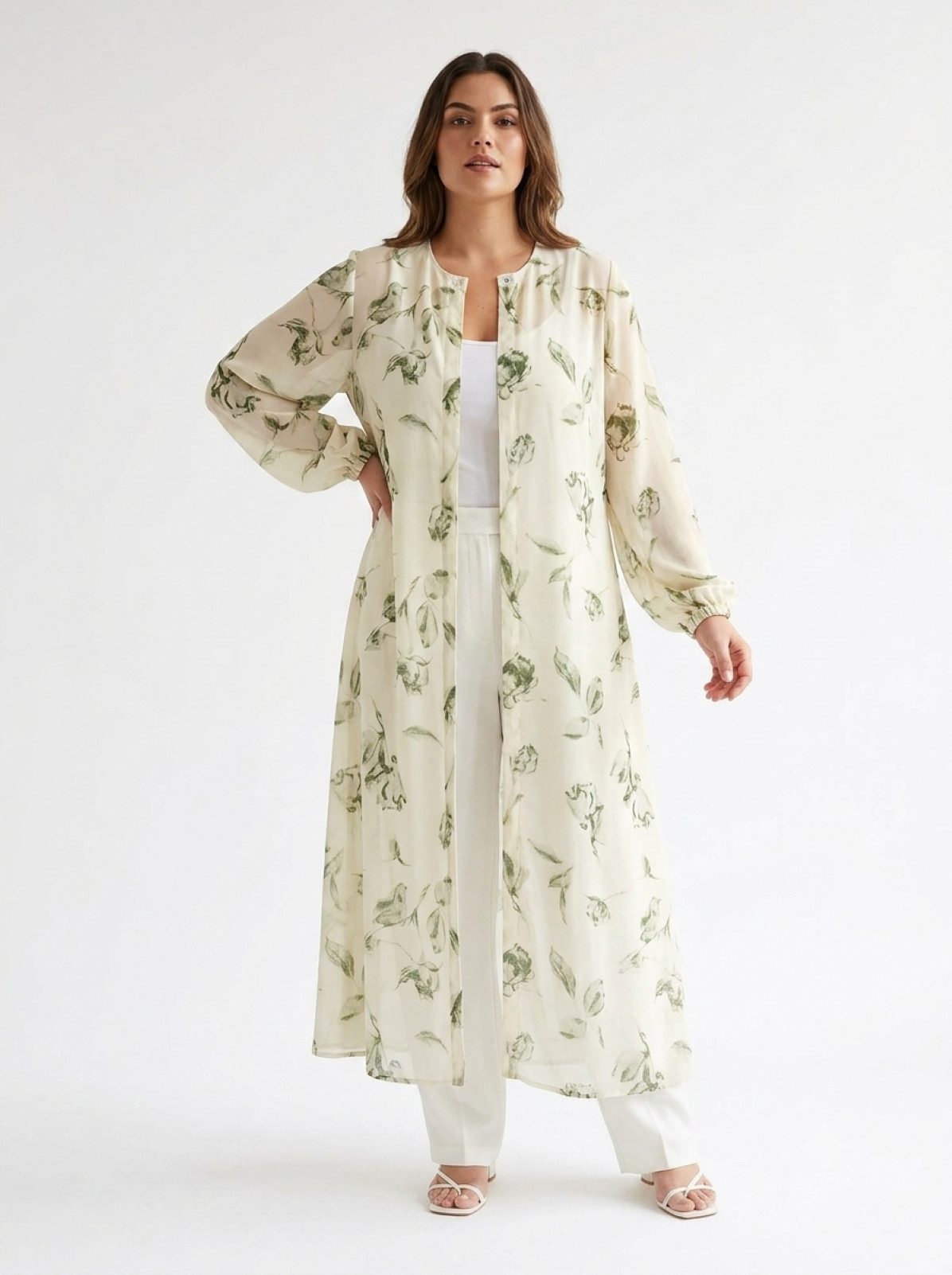 PfauGermany Blusenkimono ShrugAbaya im Kimono-Stil. Einheitsgröße:Länge 140cm.Brustweite 60cm.