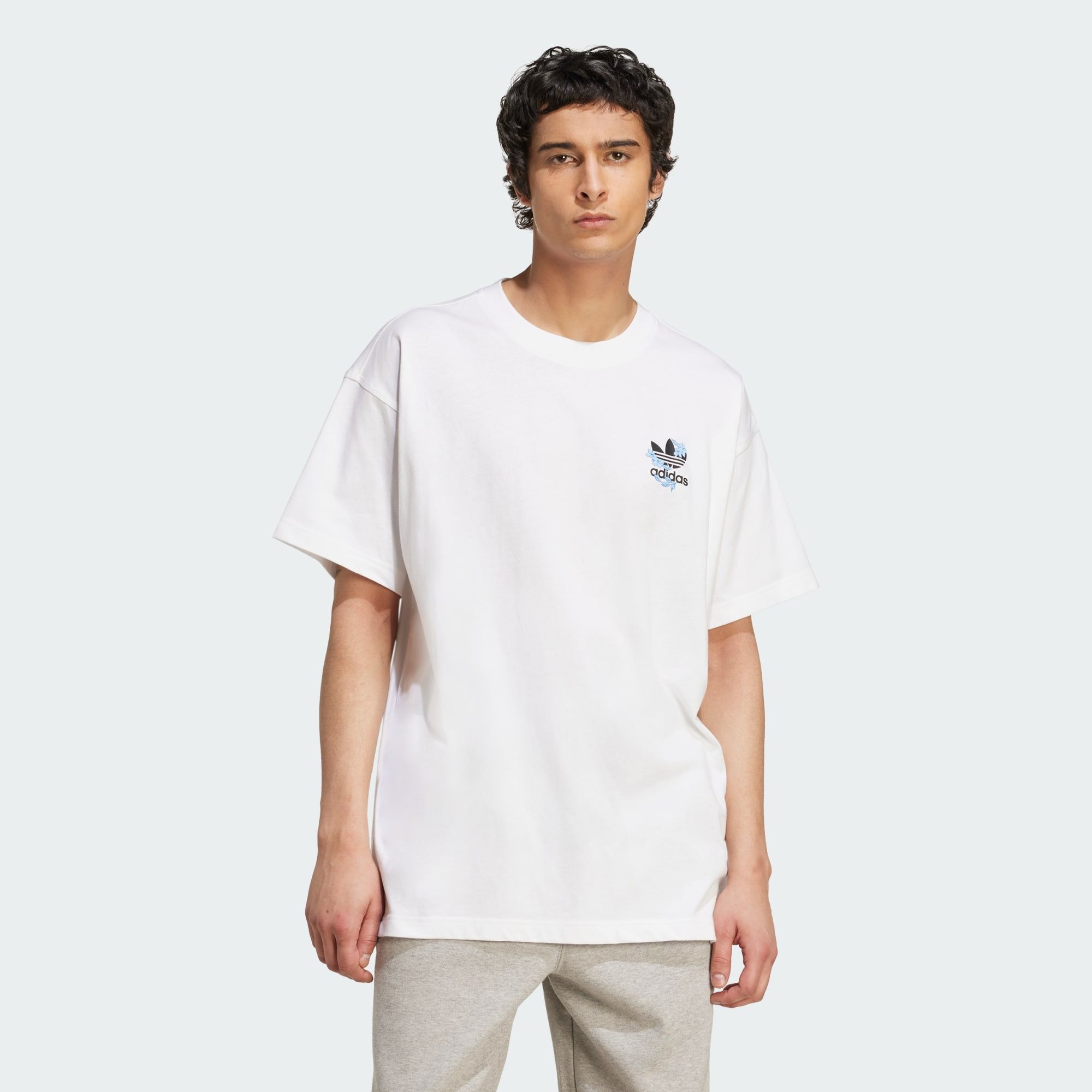 adidas Originals T-Shirt FLORALS LOGO OVERSIZED günstig online kaufen