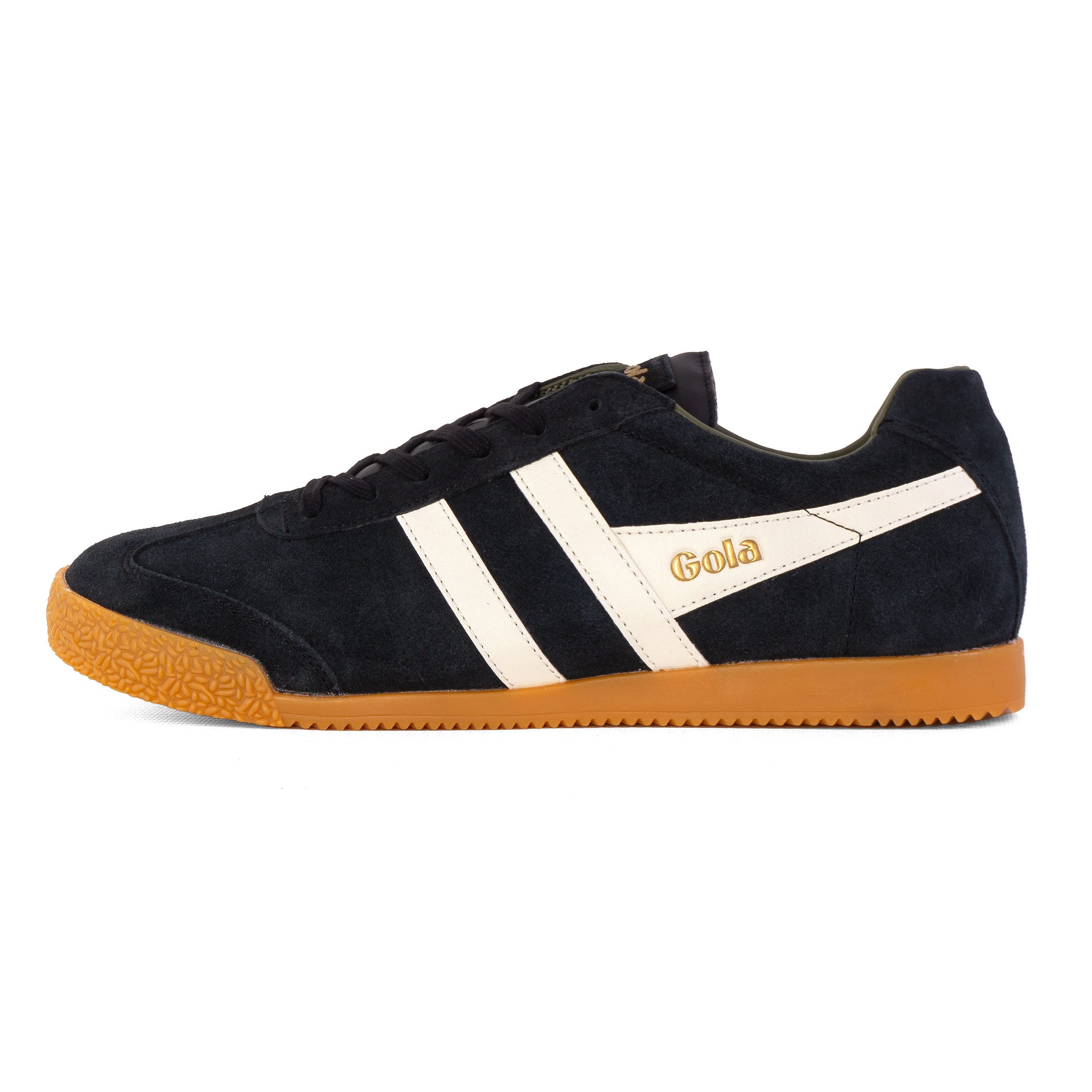 Gola Schuhe Gola Harrier Suede, G 45, F black/offwhite/khaki Sneaker