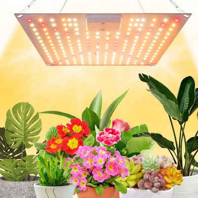 Sunicol Pflanzenlampe Vollspektrum Pflanzenlicht, Zimmerpflanzen Blumen Grow Light, Kleine Größe: 25W, 3000K Warm White, 5000K White, 620nm Red, 385nm UV, 730nm IR, 25W-65W