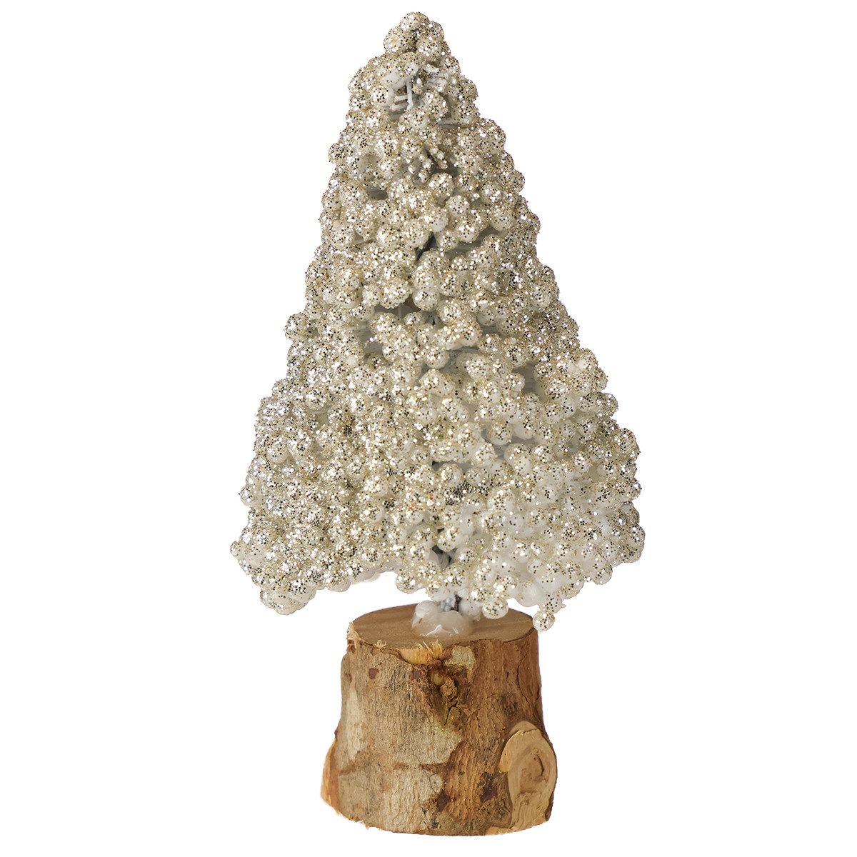 Kaemingk Künstlicher Weihnachtsbaum Kleine Deko-Tannen für Festtafel und Winterlandschaft, 12 Stück
