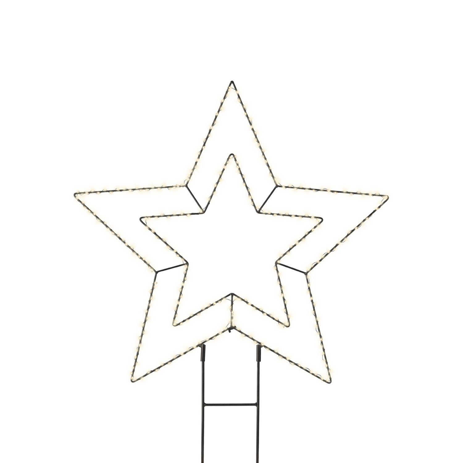MARELIDA LED-Stern für außen LED Gartenstecker Stern 275LED 58cm Weihnachts günstig online kaufen
