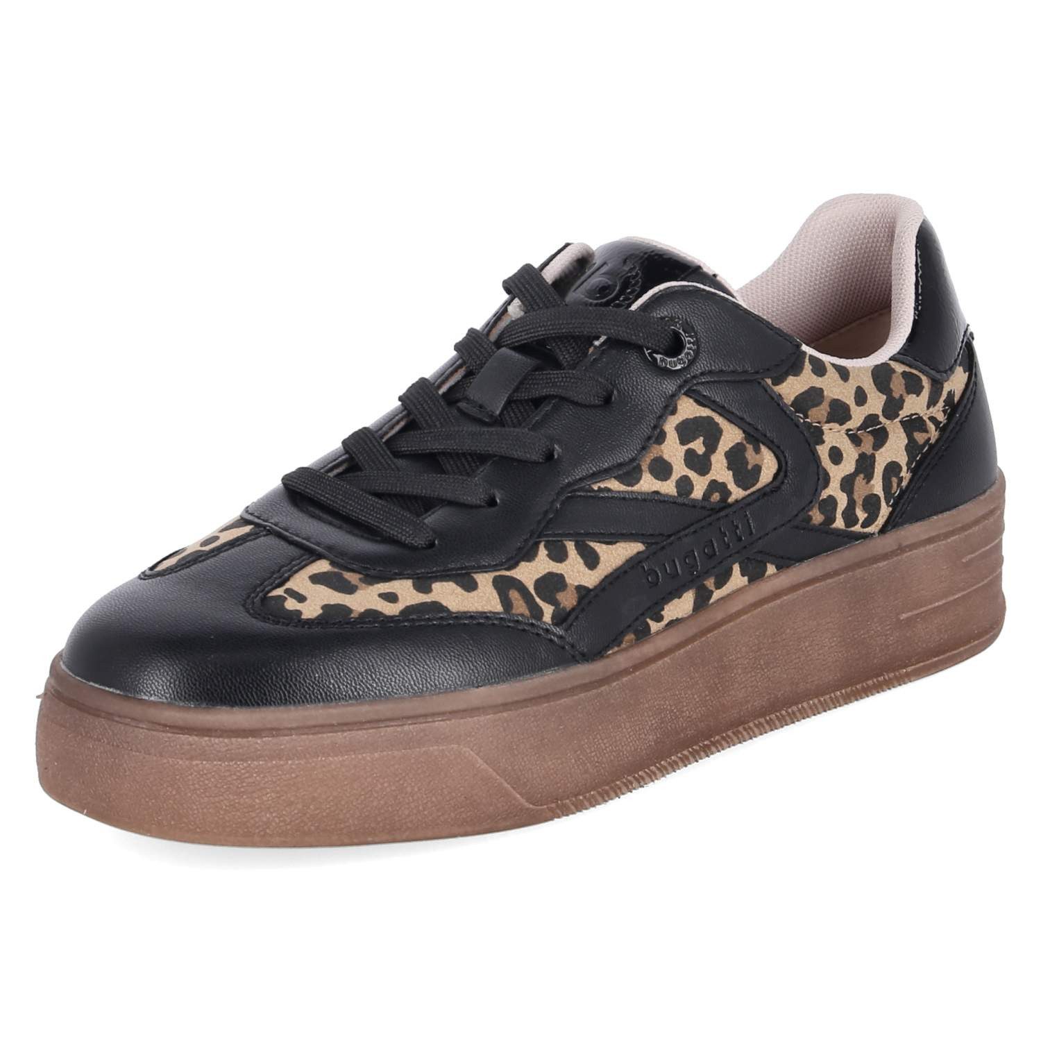 bugatti Bugatti 435AVA045069-1082 Damen Textil & Synthetik black Schnürschuh