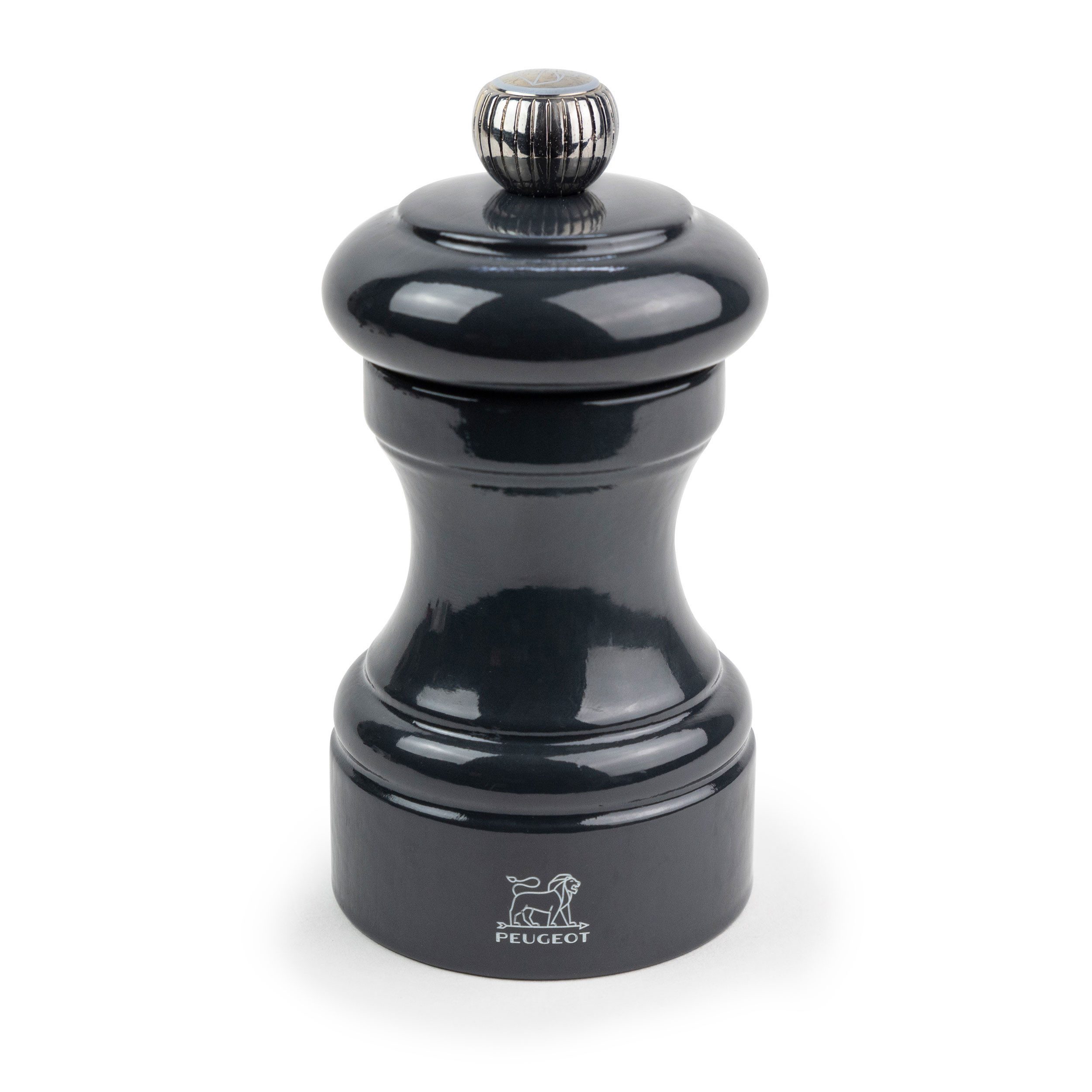 Salzmühle BISTRO 10cm Schiefergrau Buchenholz Lackiert Stahlma Manuell
