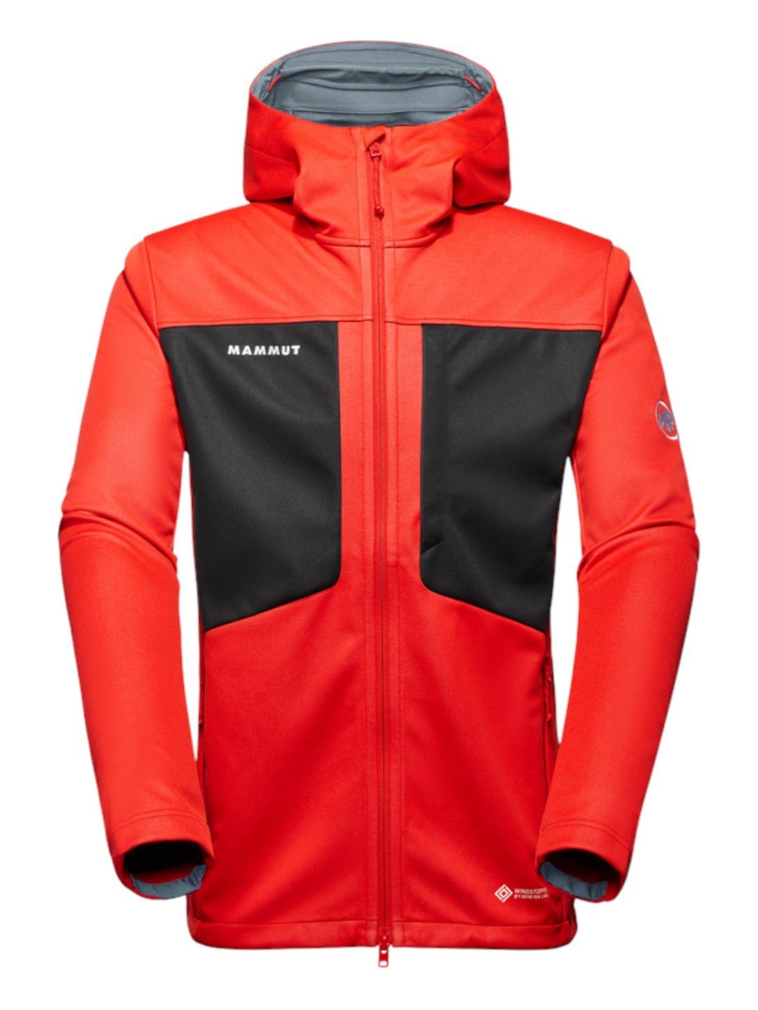 Softshelljacke Ultimate VIII SO Hooded (3-Lagen, winddicht) rot/schwarz Herren