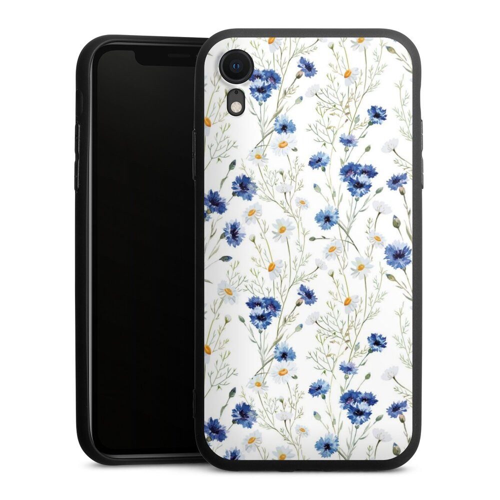 DeinDesign Handyhülle Muster Blume Blumen Flower Pattern 6, Apple iPhone Xr Silikon Hülle Premium Case Handy Schutzhülle