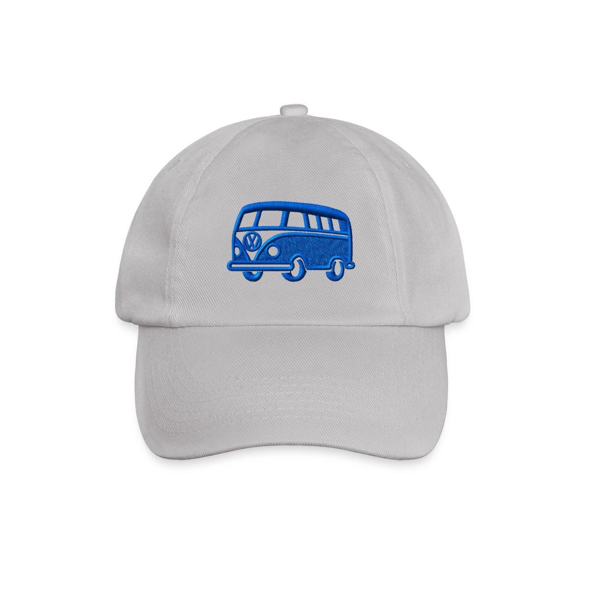Spreadshirt Baseball Cap Volkswagen VW Bulli Camper Stickmotiv Baseballkappe (1-St)