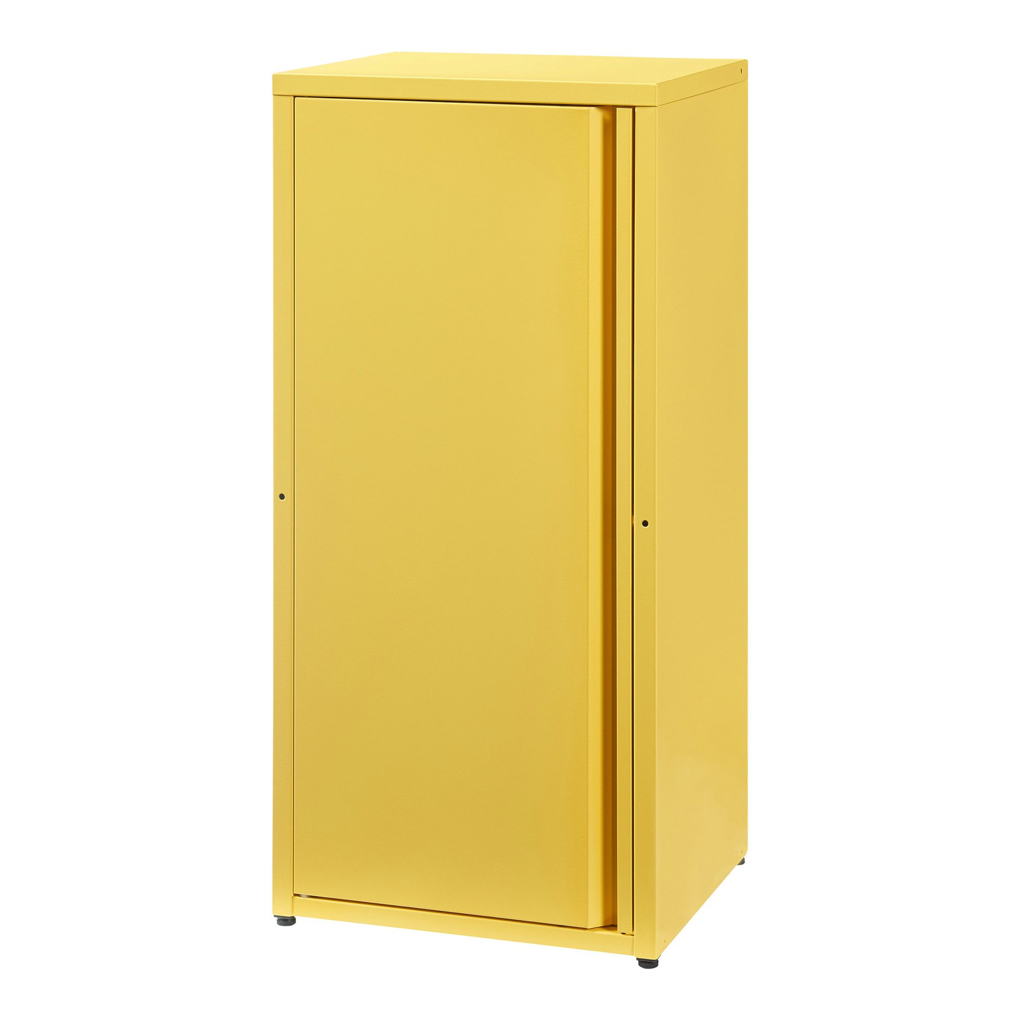 en.casa Mehrzweckschrank »Burlöv« mit 1 Tür und 2 Ablagen 88x40x35 cm Gelb günstig online kaufen