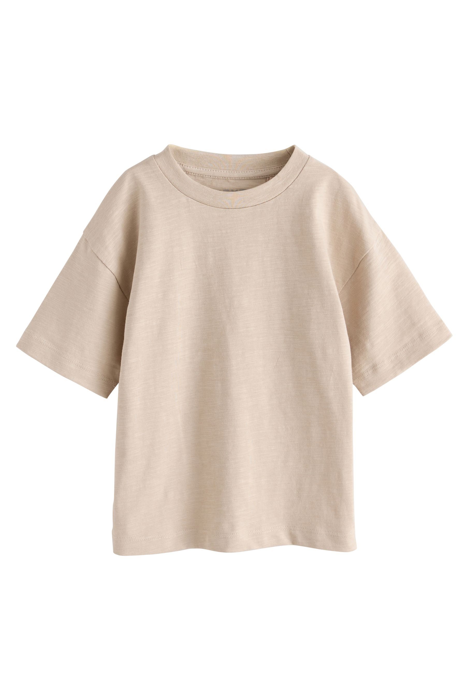 Next T-Shirt Kurzärmelige schlichte T-Shirts im 5er-Pack (5-tlg)