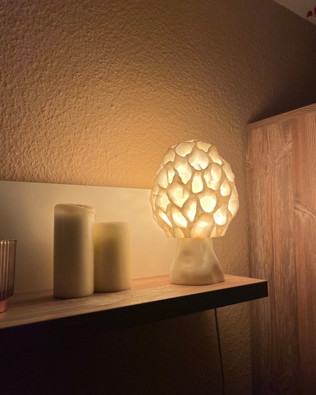 Roomberry LED Tischleuchte Morchel Pilz Leuchte für E27 Lampenfassung, sanf günstig online kaufen