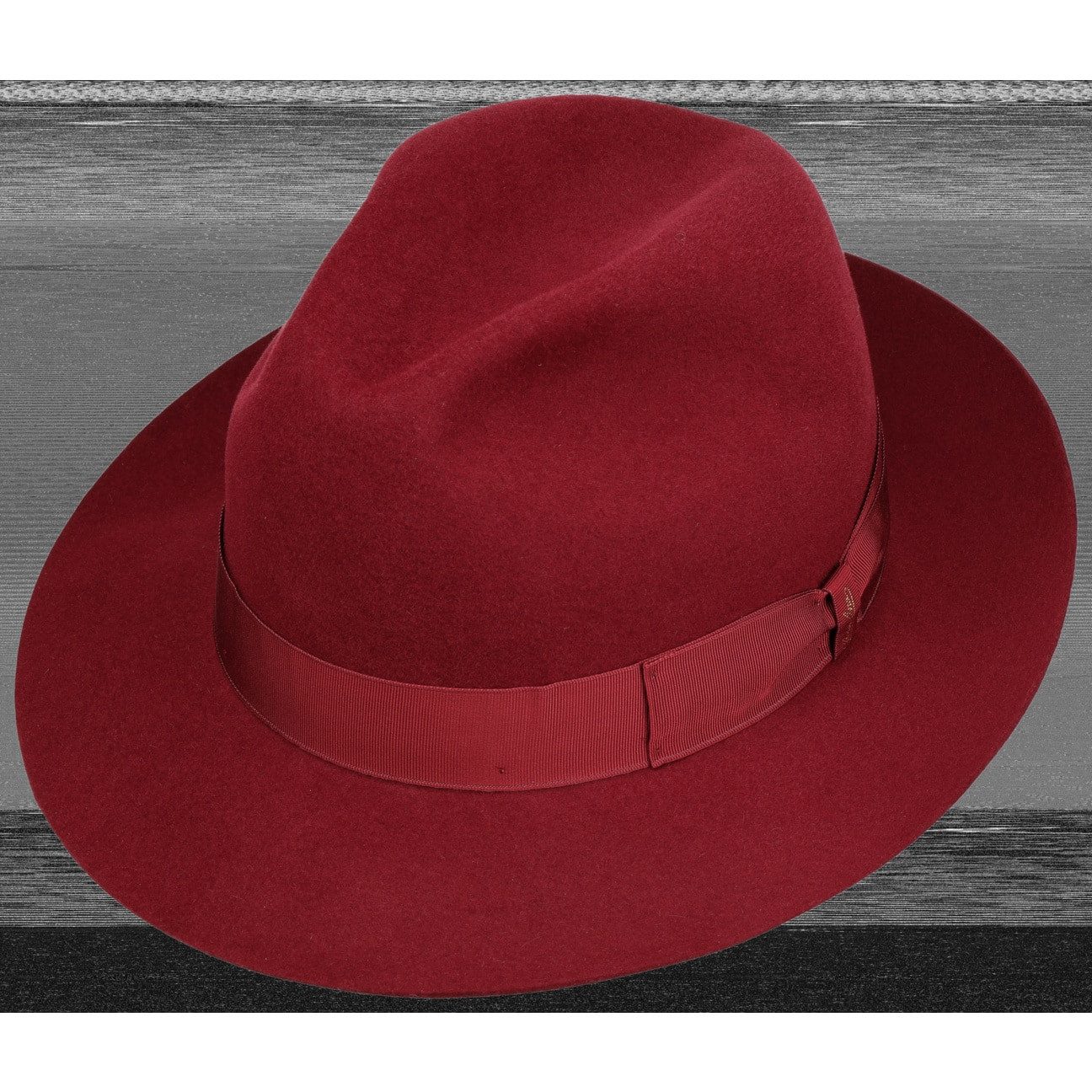 Borsalino Filzhut (1-St) Fedora mit Ripsband, Made in Italy