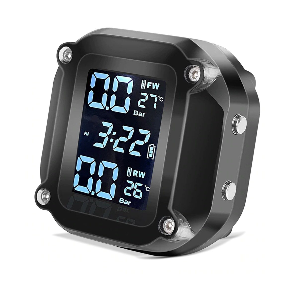 Tourtecs Sitzbank RDKS Reifendruckkontrollsystem Set + Mini Kompressor MK1 2000mAh / 10