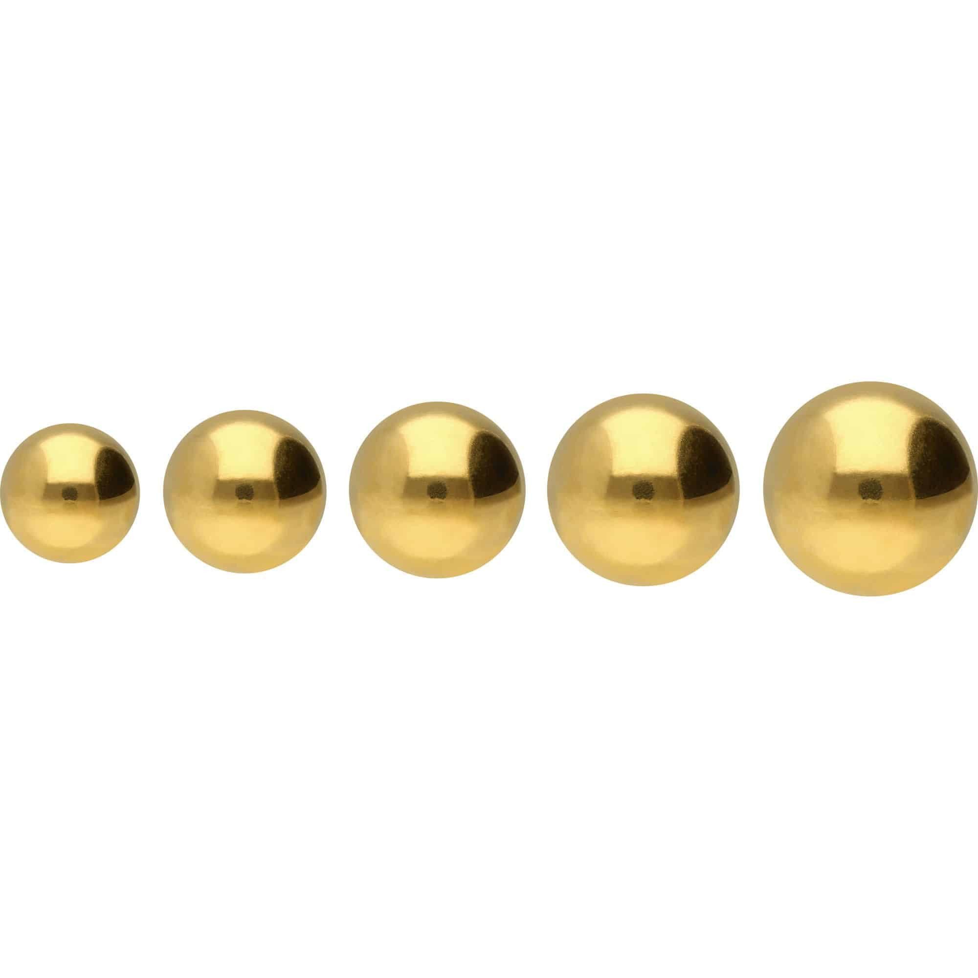 PIERCINGLINE Piercing-Set Chirurgenstahl Klemmkugel (Klemm-Aufsätze, 1-tlg)