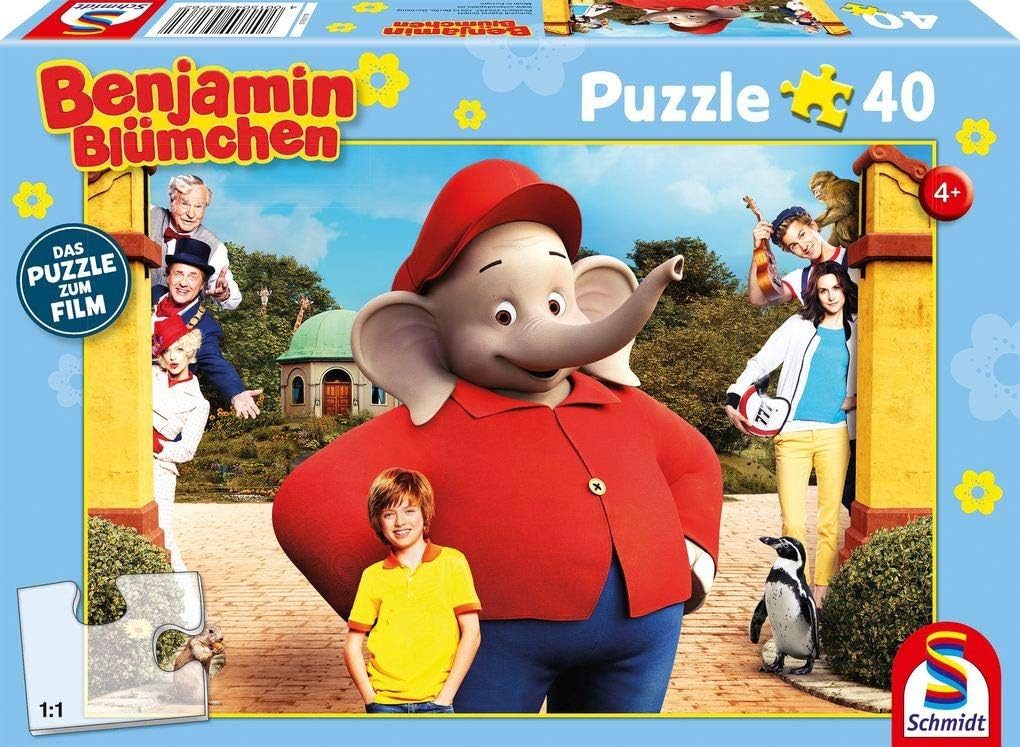 Schmidt Игры Пазлы Benjamin Blümchen Kinofilm Пазлы - 40 Teile Kinderpuzzle ab 4 Jahren, Пазлыteile