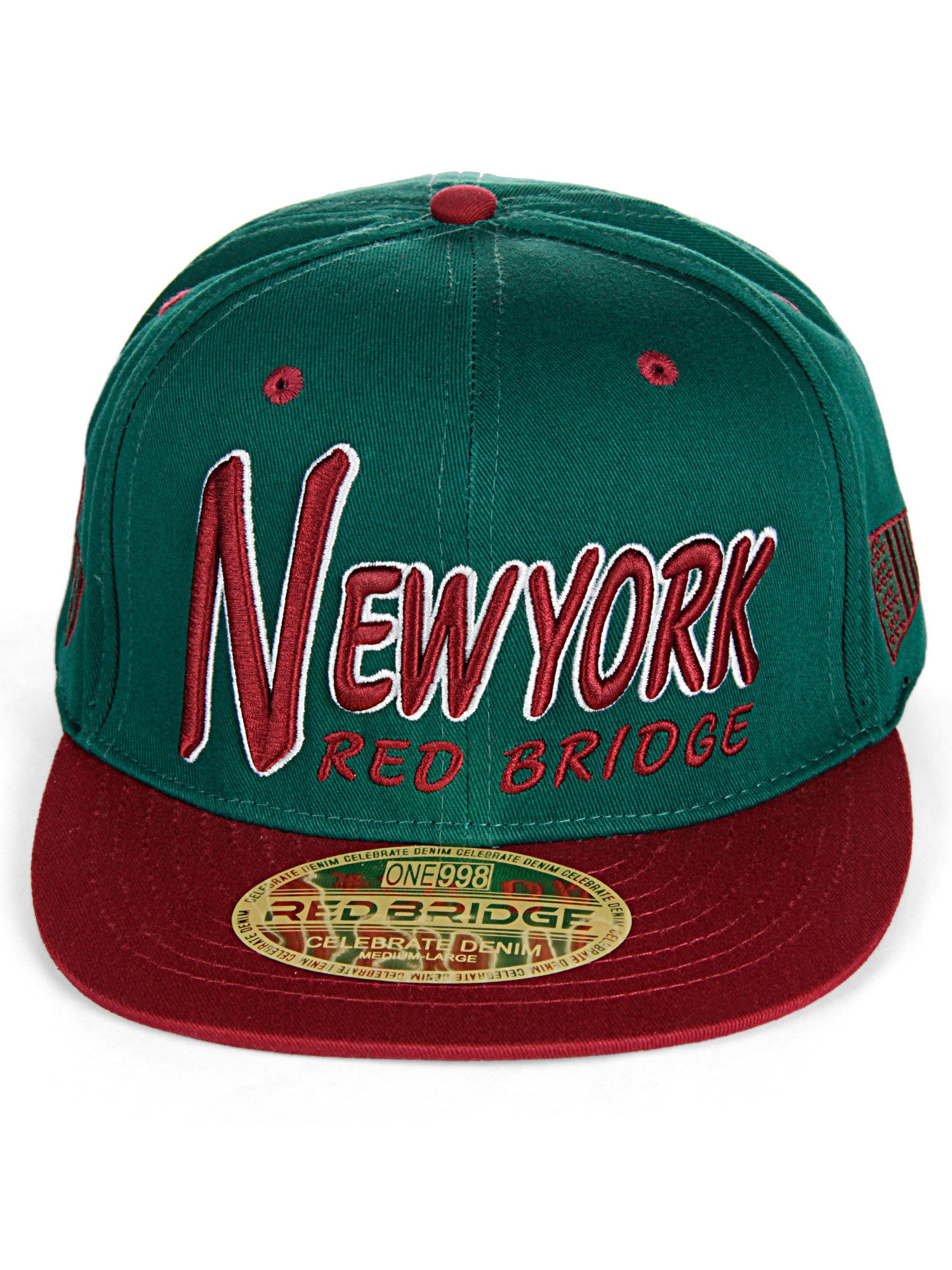 RedBridge Snapback Cap „New York“ – 3D-Stickerei, Verstellbar